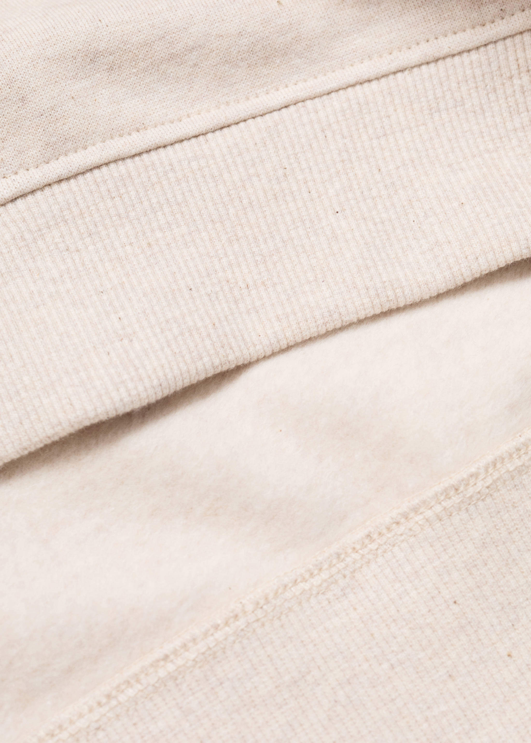 Embroidered detail cotton sweatshirt - Details of the article 0