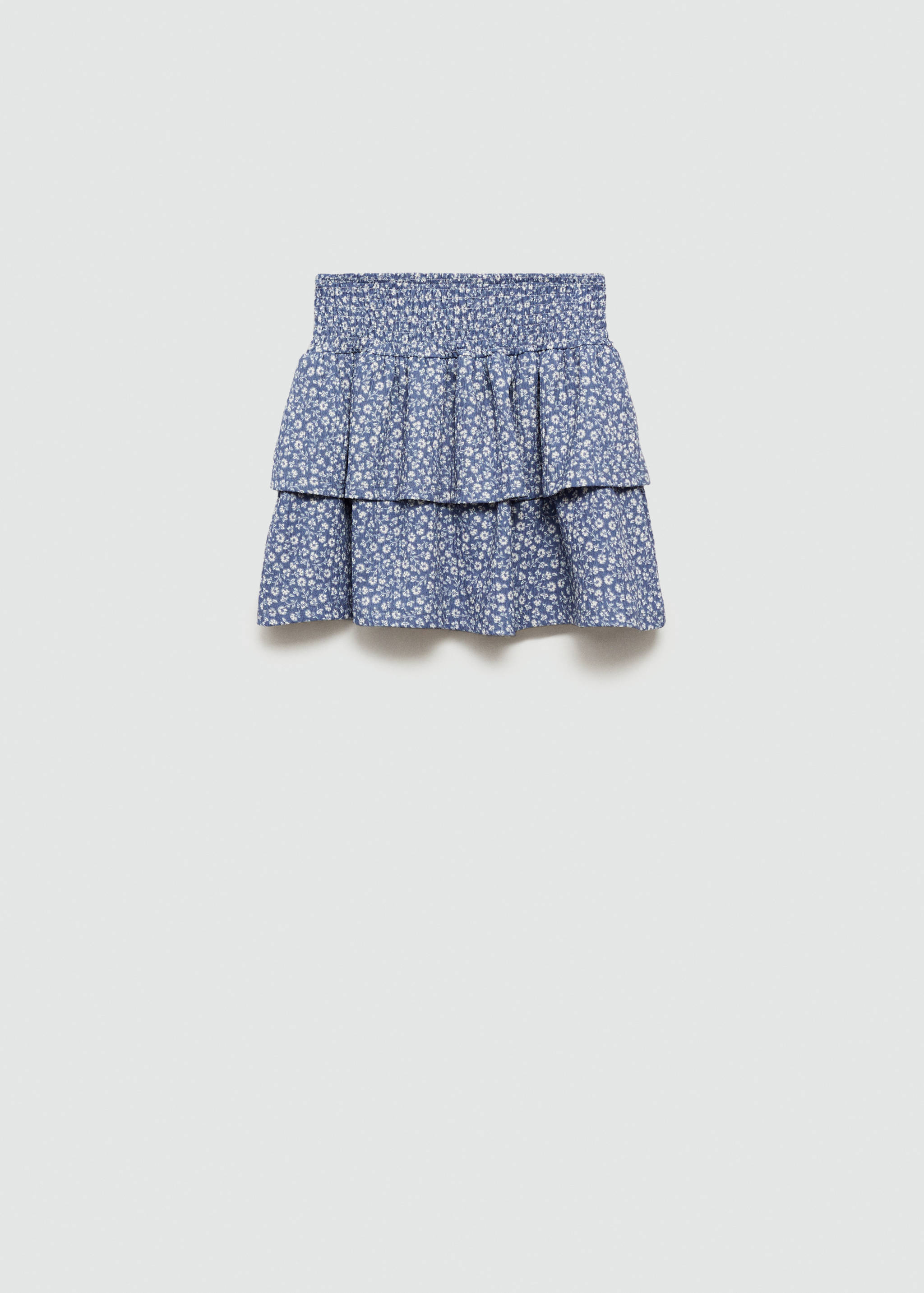 Ruffle flower print skirt - Article without model