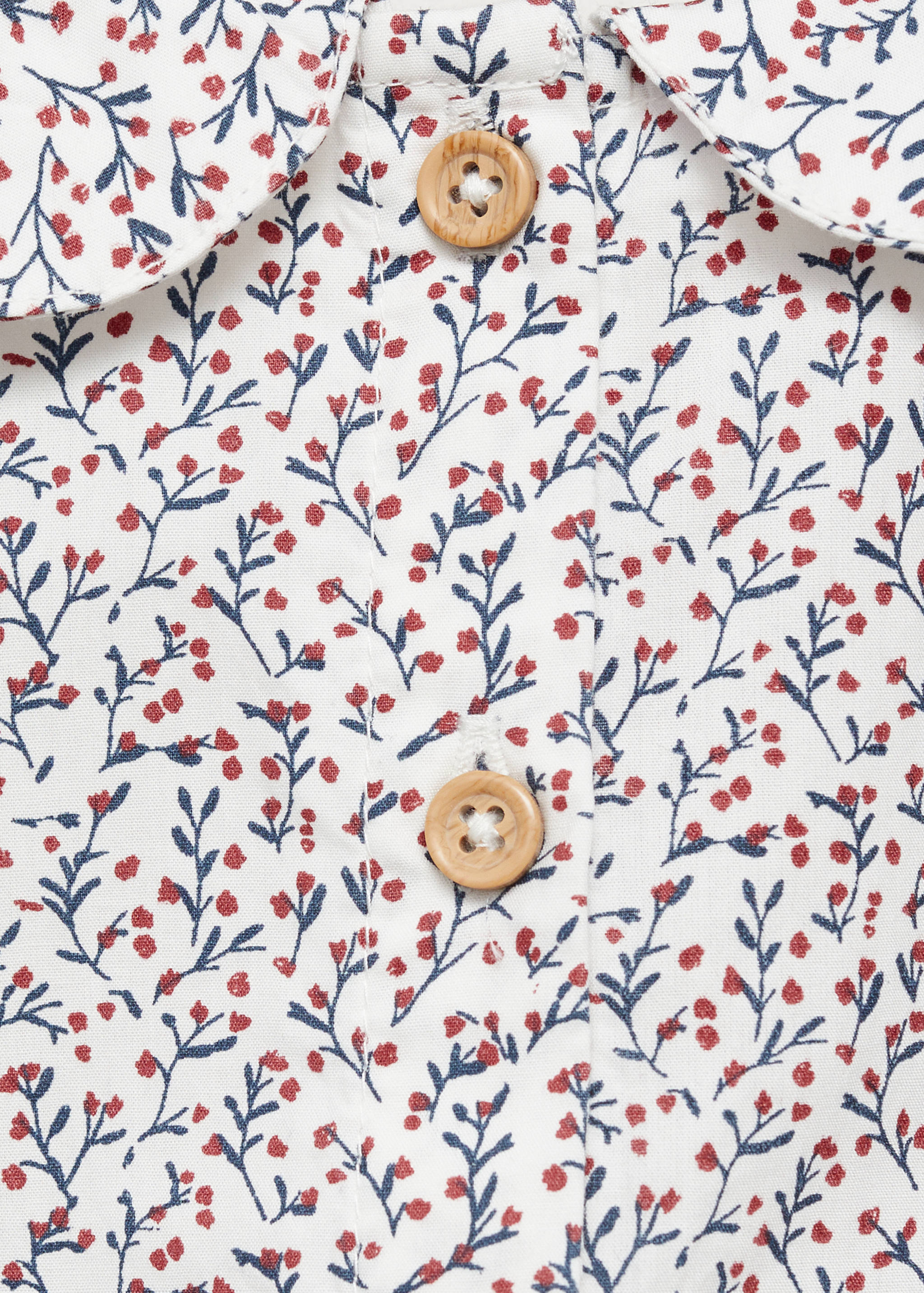 Printed cotton blouse - Details of the article 8