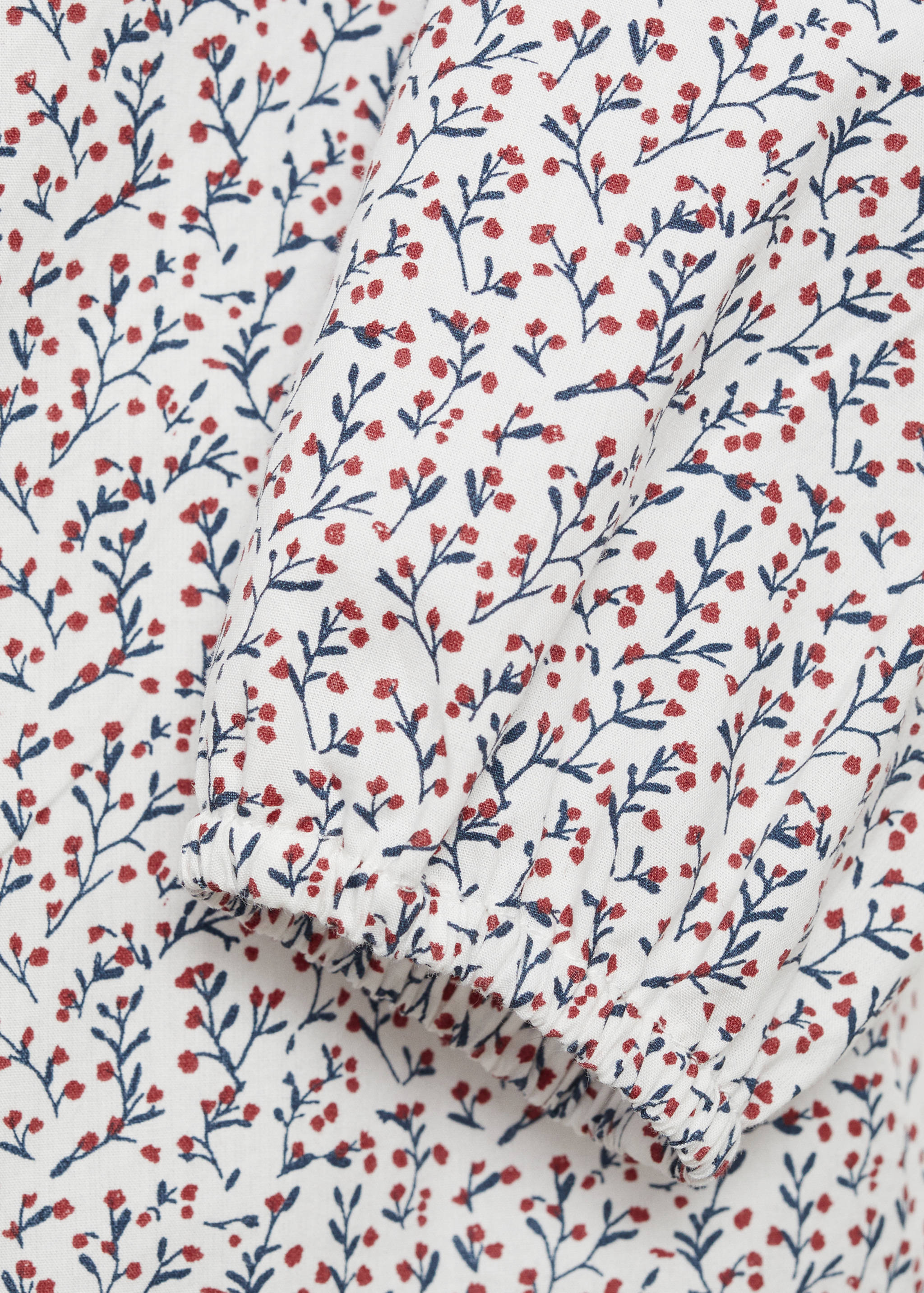 Printed cotton blouse - Details of the article 0