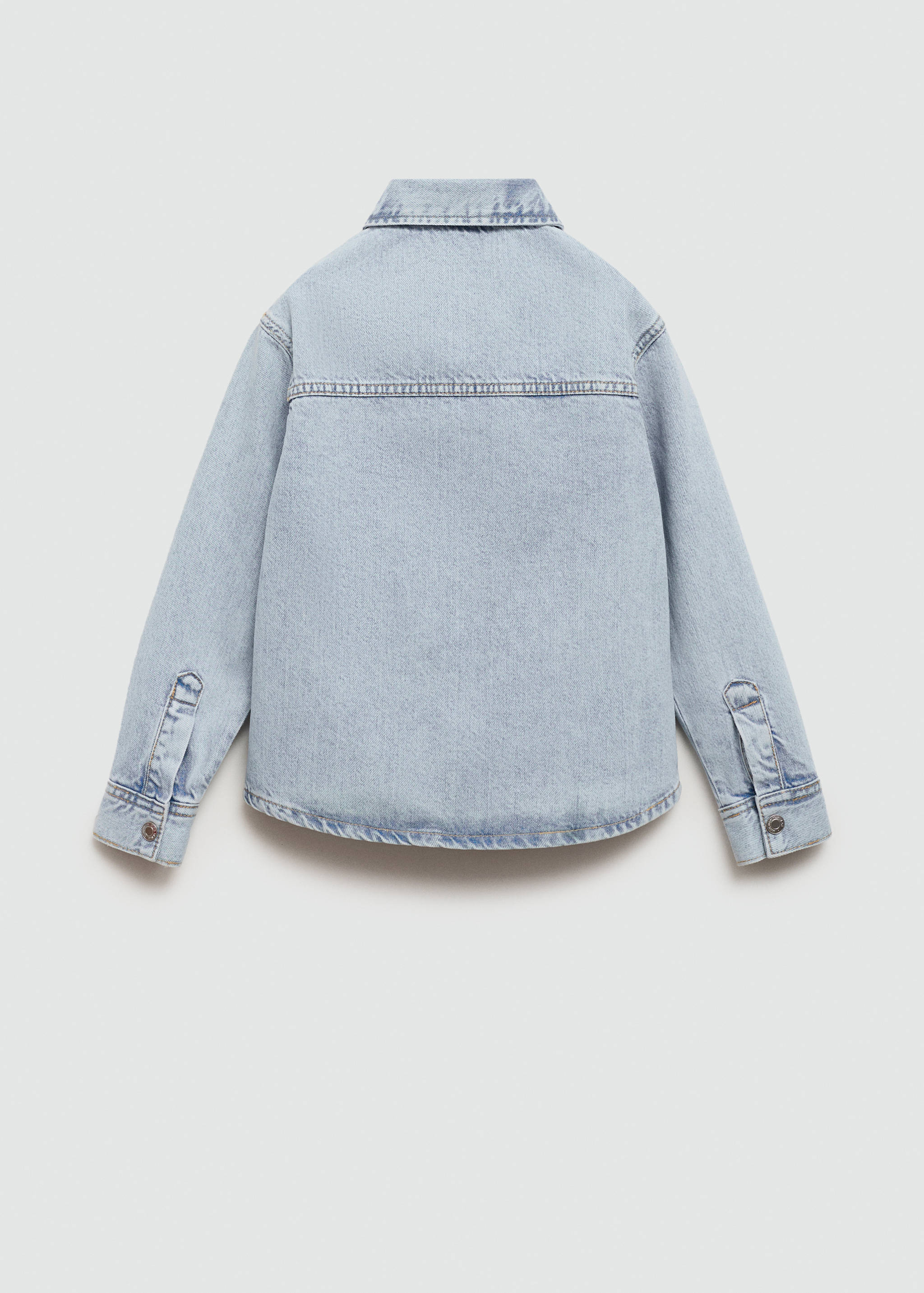 Pocket denim shirt - Reverse of the article