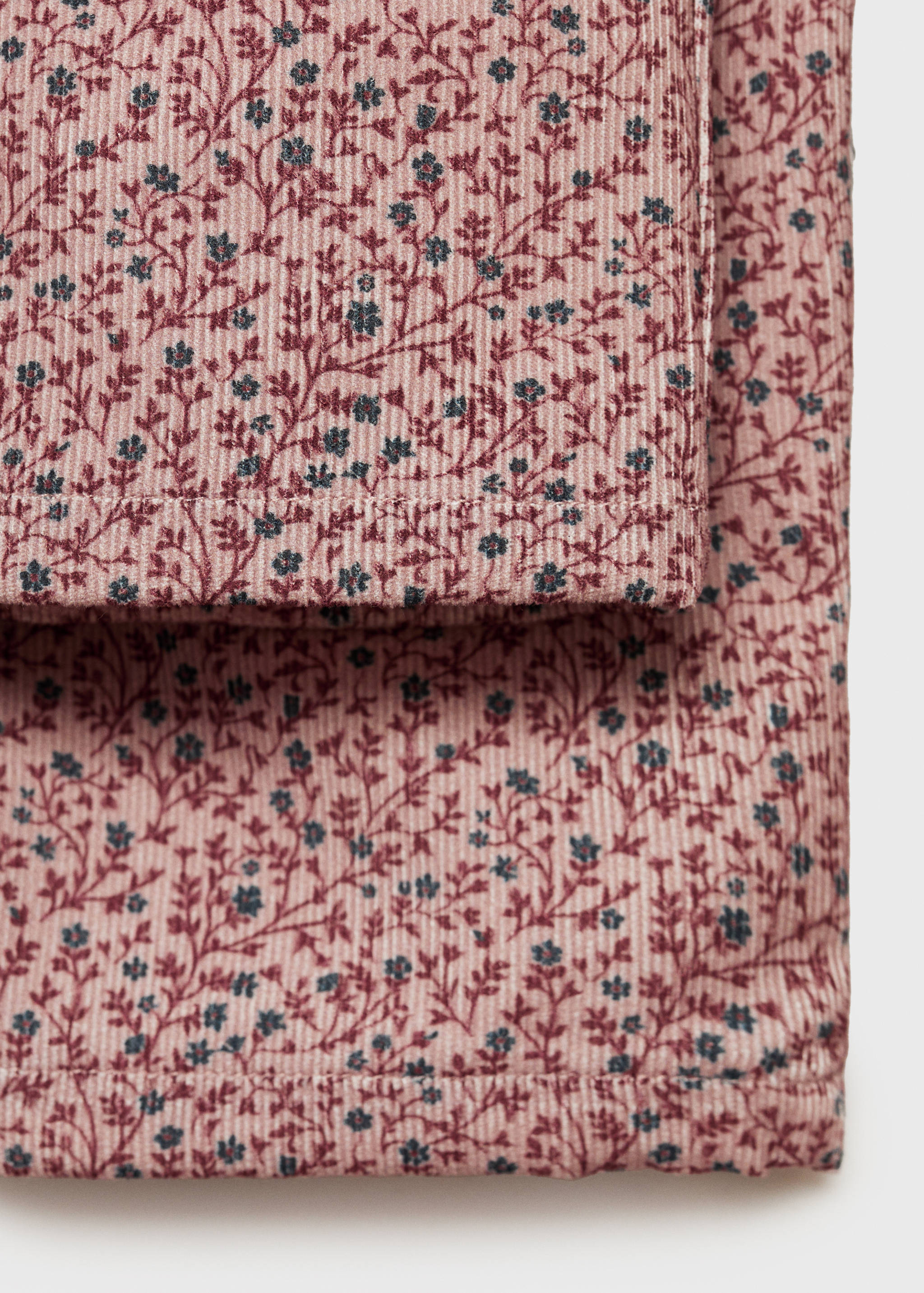 Pantalon velours milleraies imprimé - Détail de l'article 0