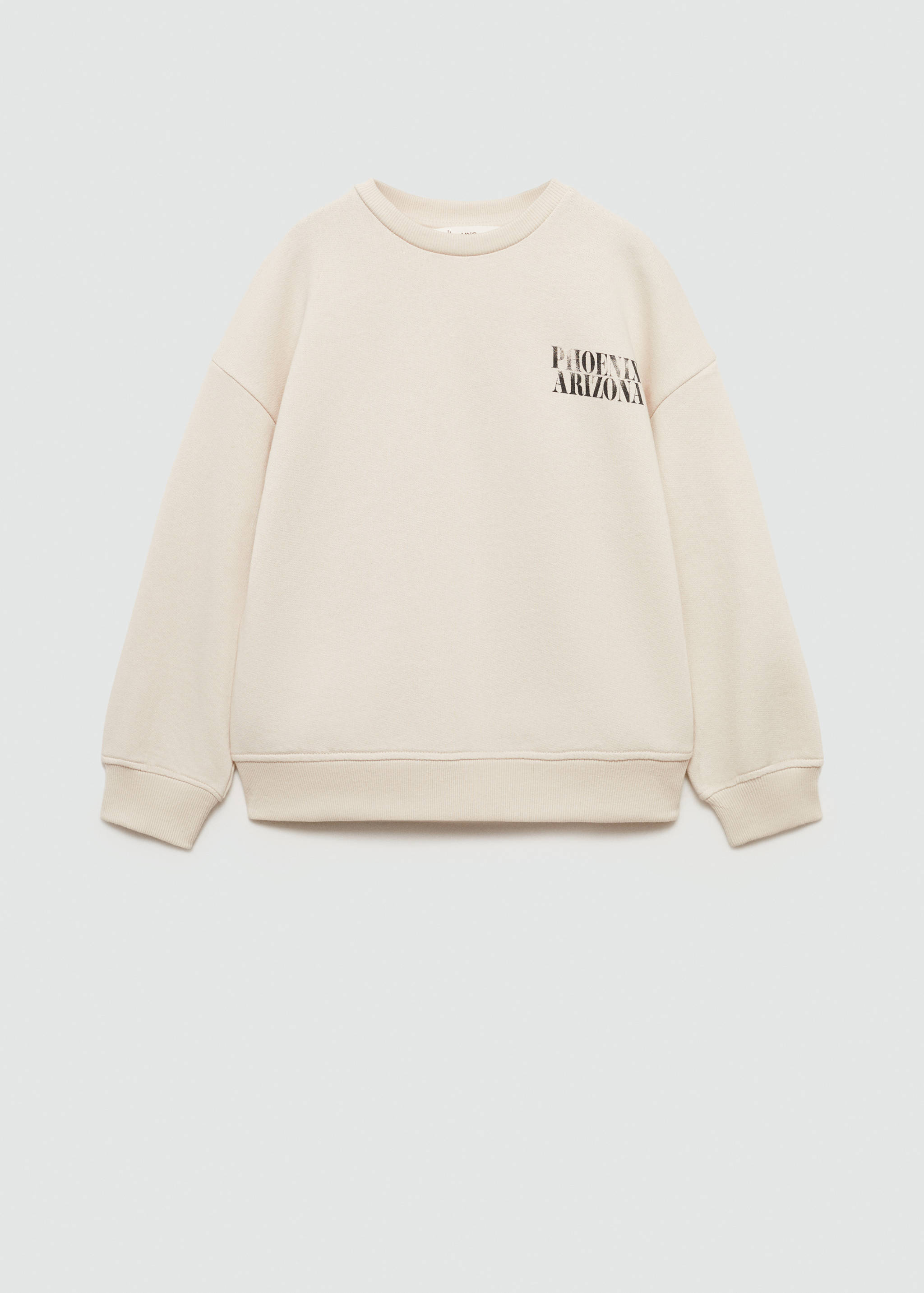 Printed cotton sweatshirt - Article without model