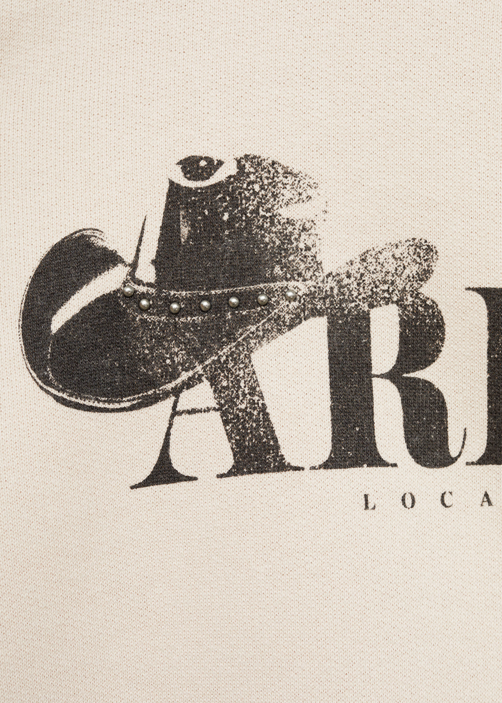 Printed cotton sweatshirt - Details of the article 8