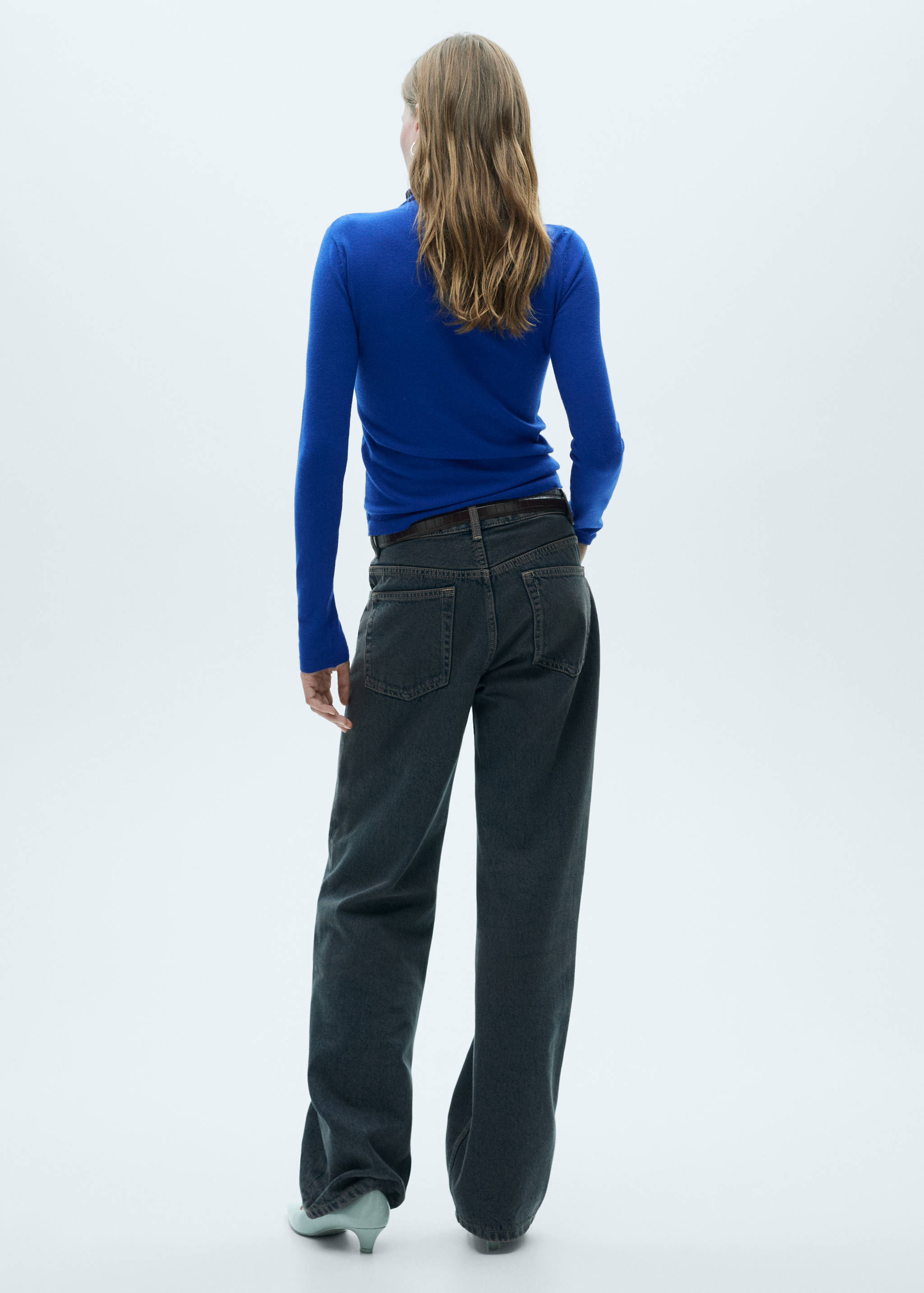 Perkins-neck sweater - Reverse of the article