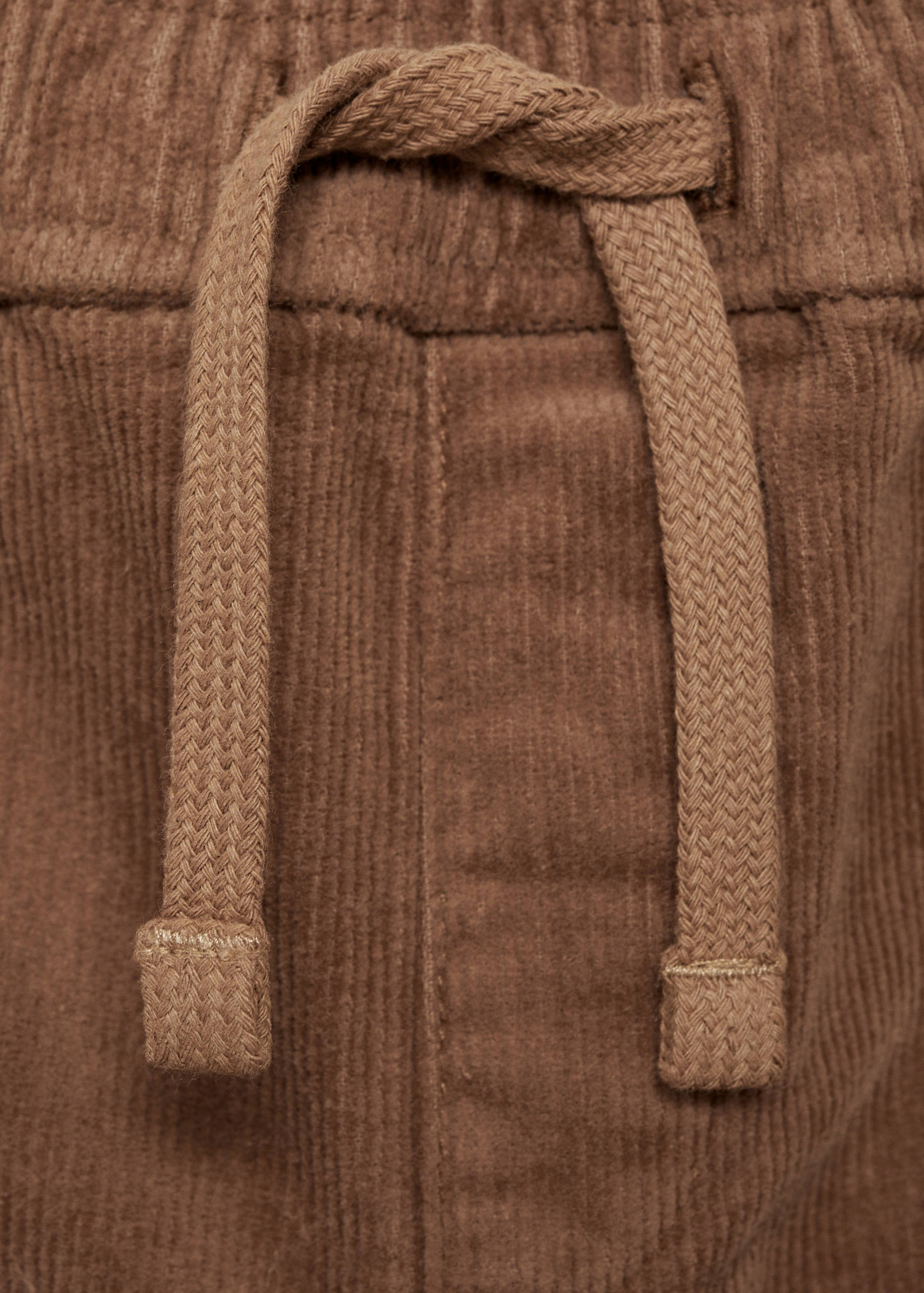 Corduroy trousers with elastic waist - Details of the article 8