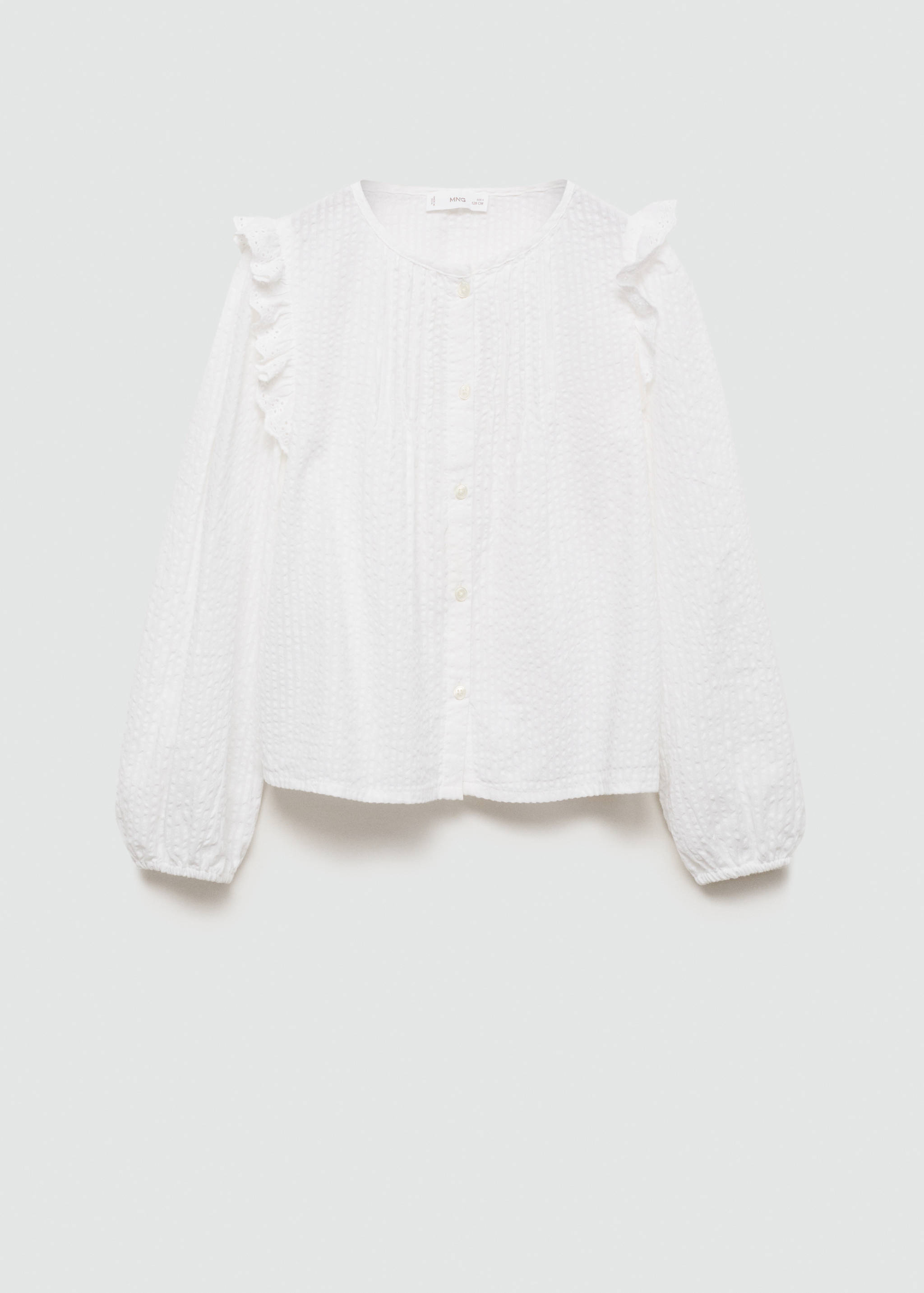 Frills embroidered shirt - Article without model