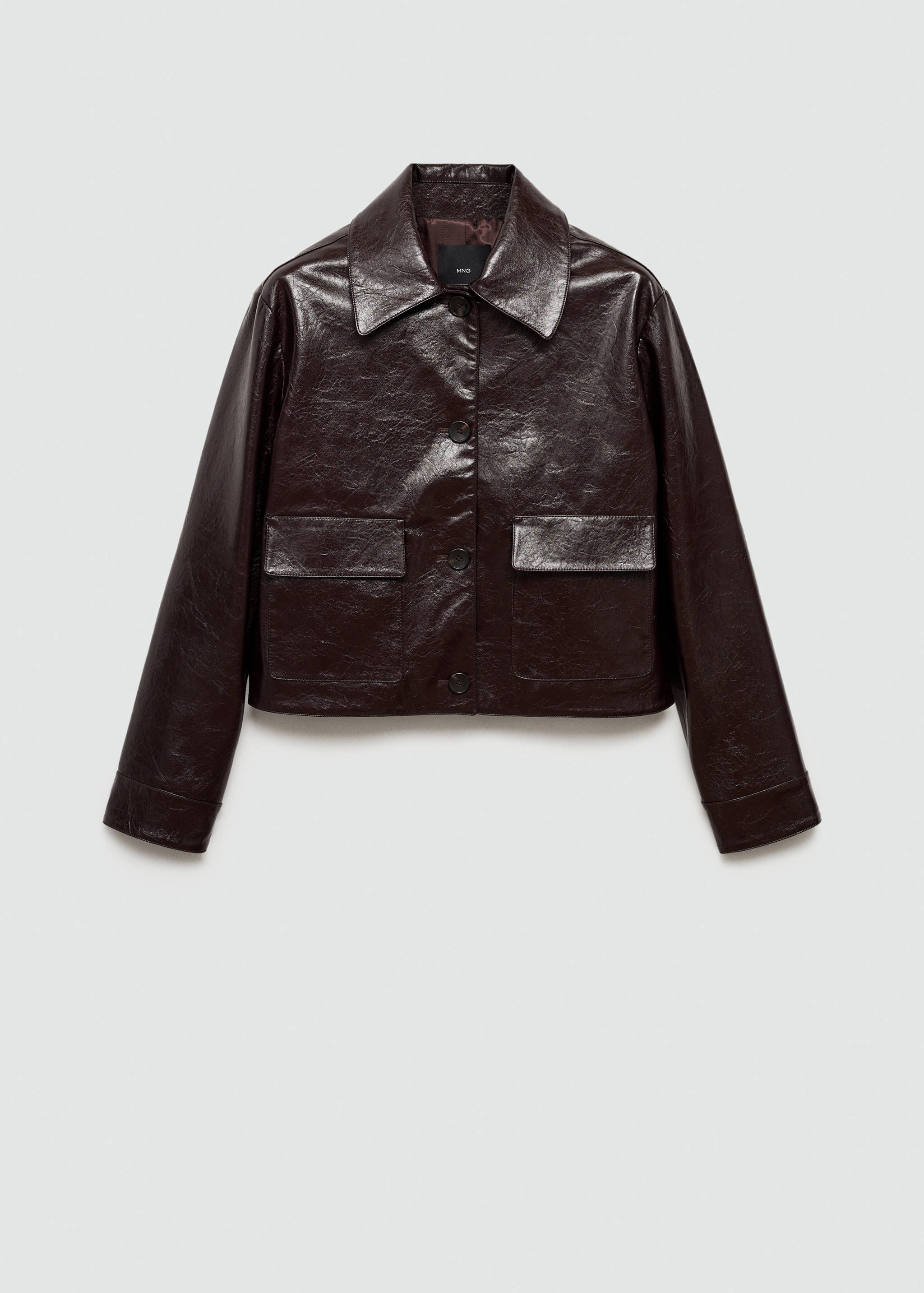 Chaqueta textura bolsillos - Artículo sin modelo