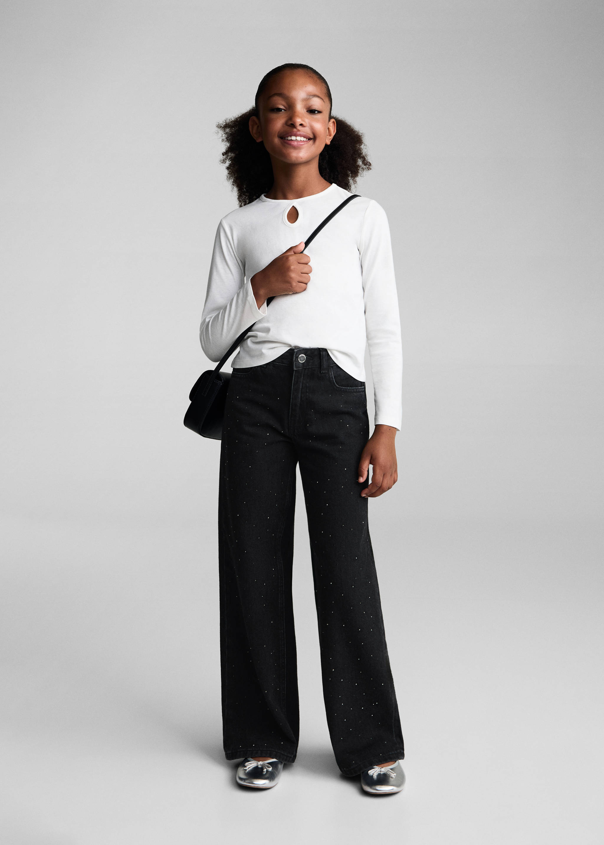 Jean droit strass - Plan général