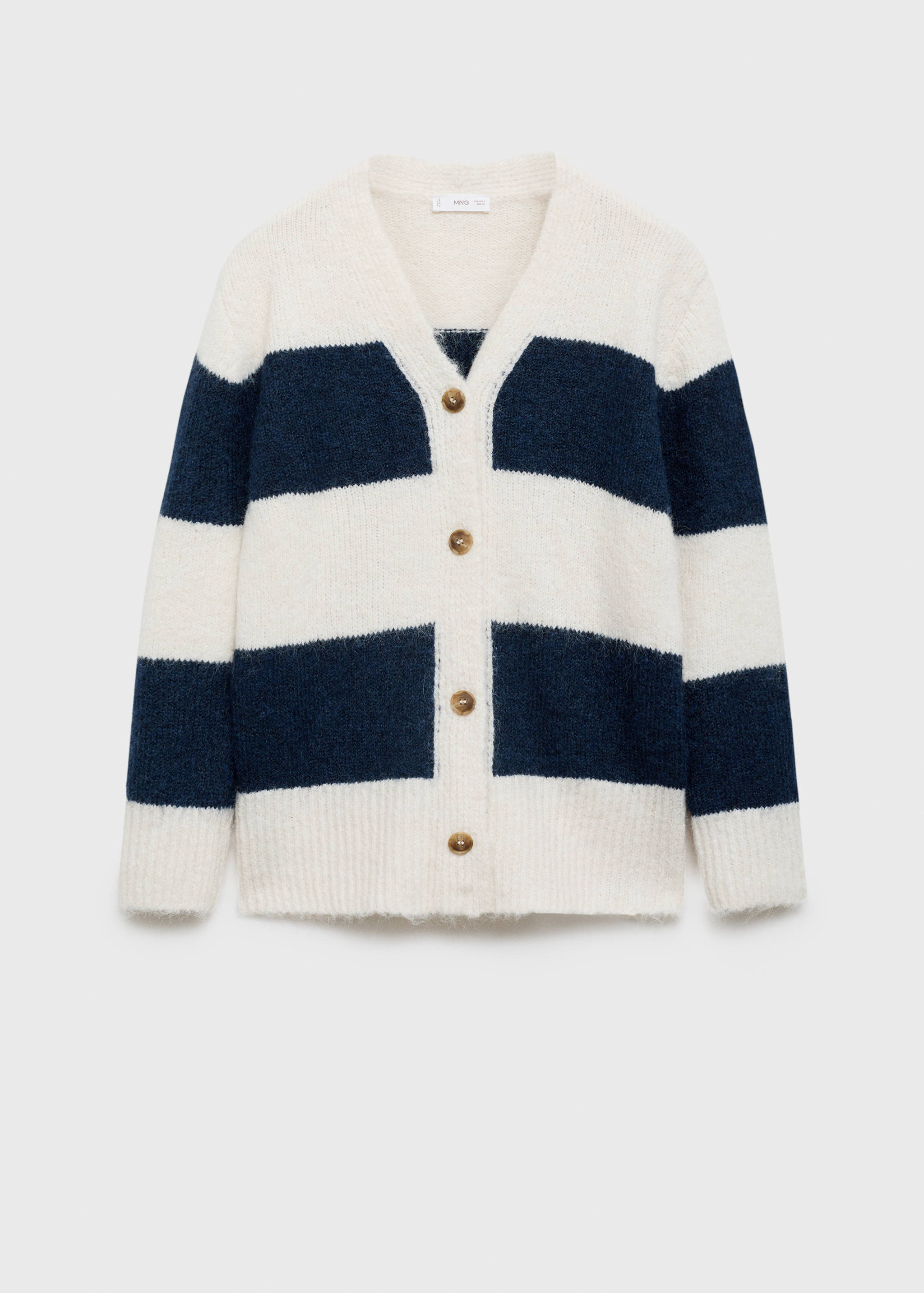 Stripped knit cardigan - Article without model