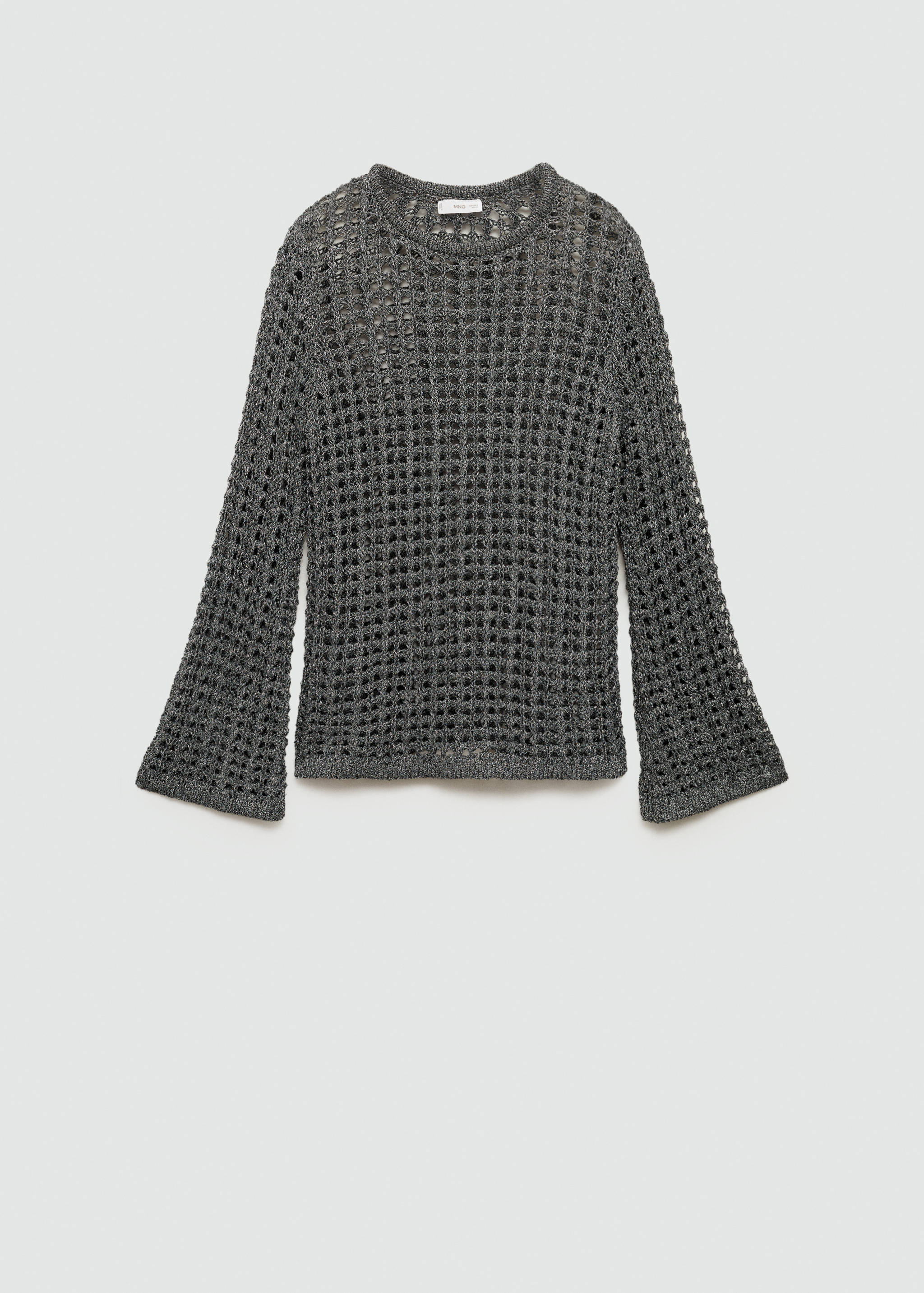 Openwork lurex sweater - Article without model