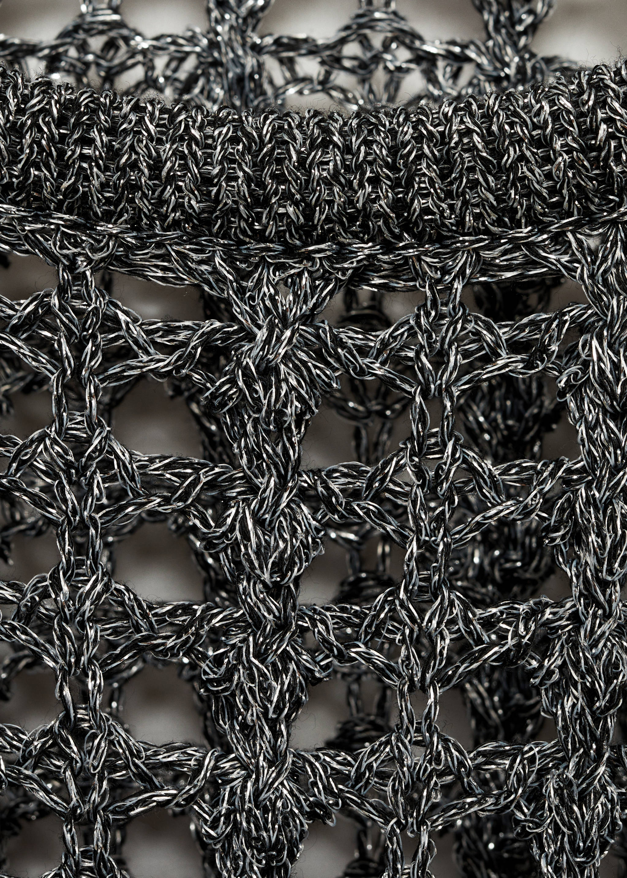 Openwork lurex sweater - Details of the article 8