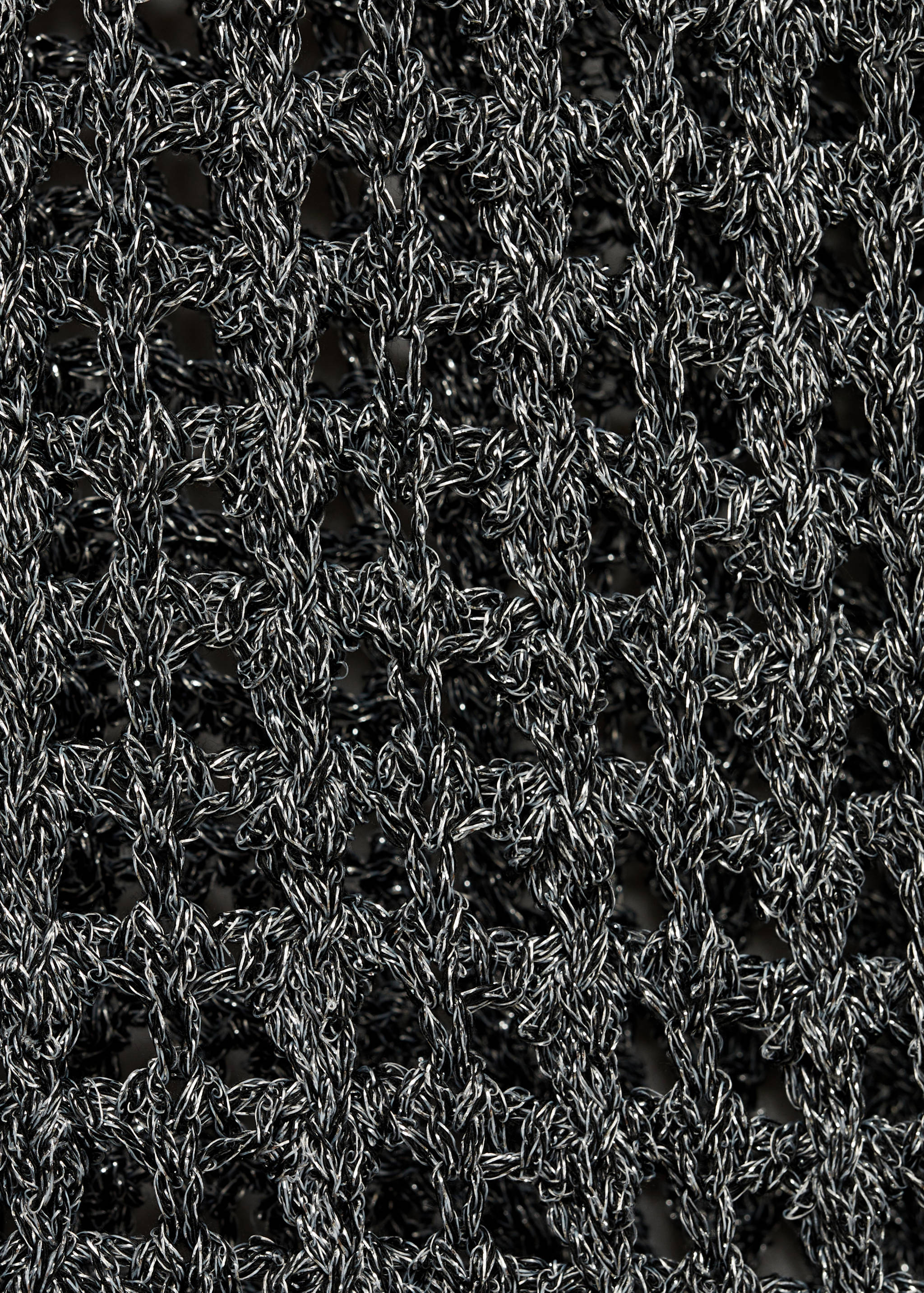 Openwork lurex sweater - Details of the article 0
