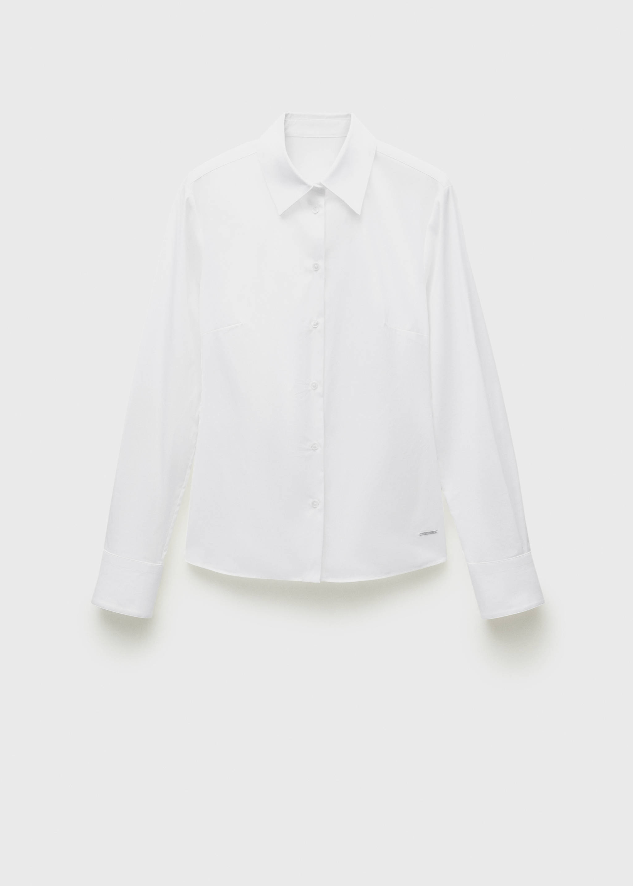 Getaileerd popeline overhemd - Artikel zonder model