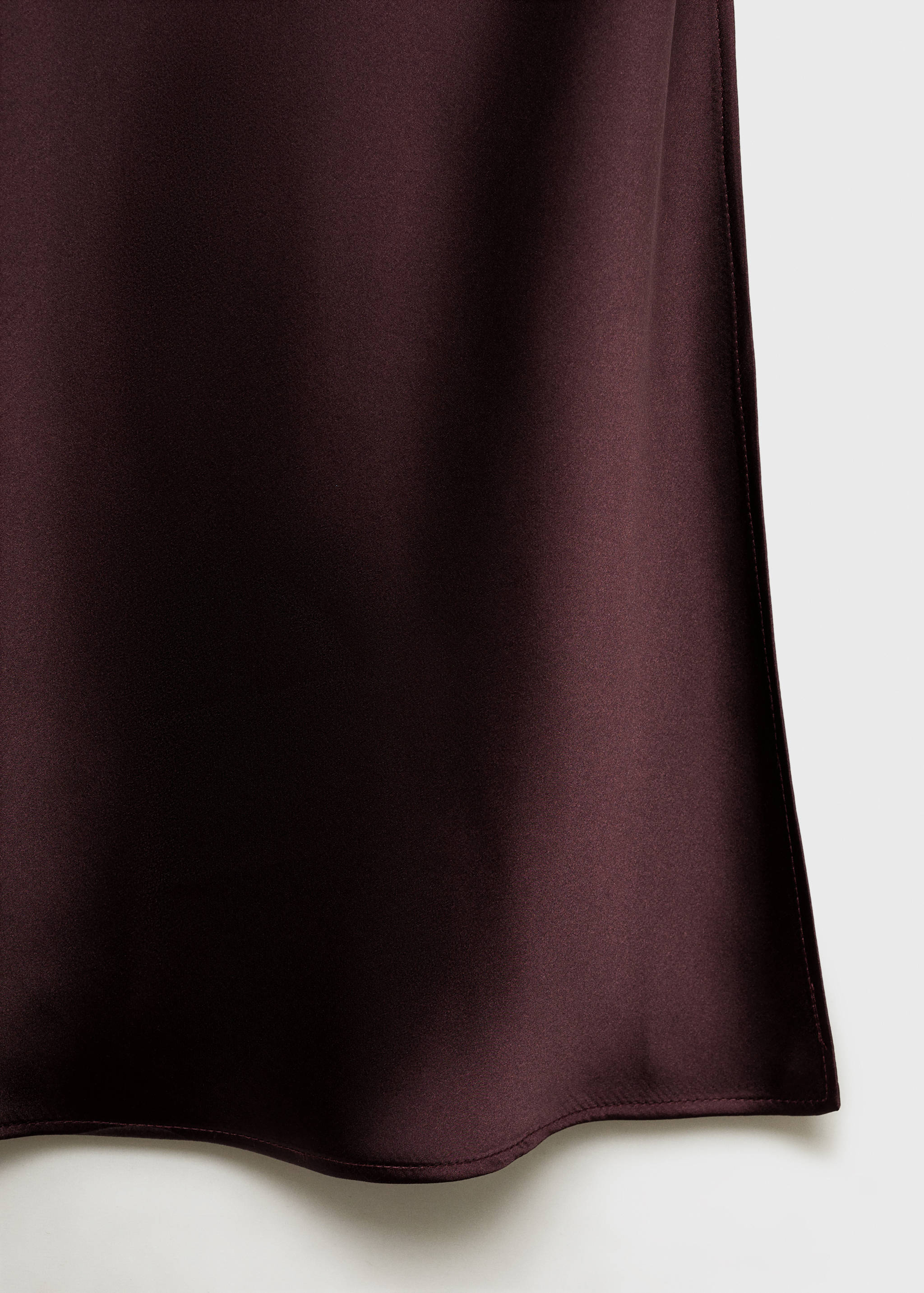 Satin long skirt - Details of the article 0