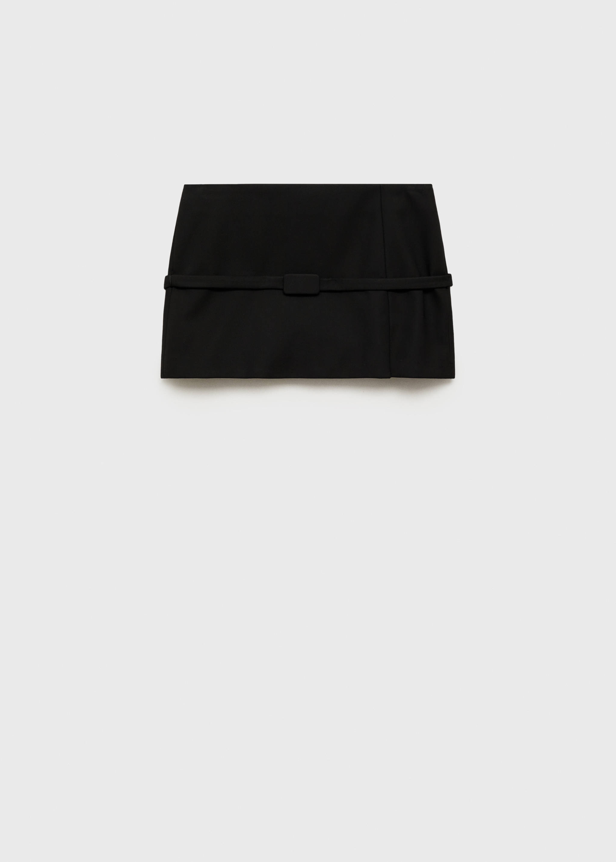 Mini skirt belt slit - Article without model