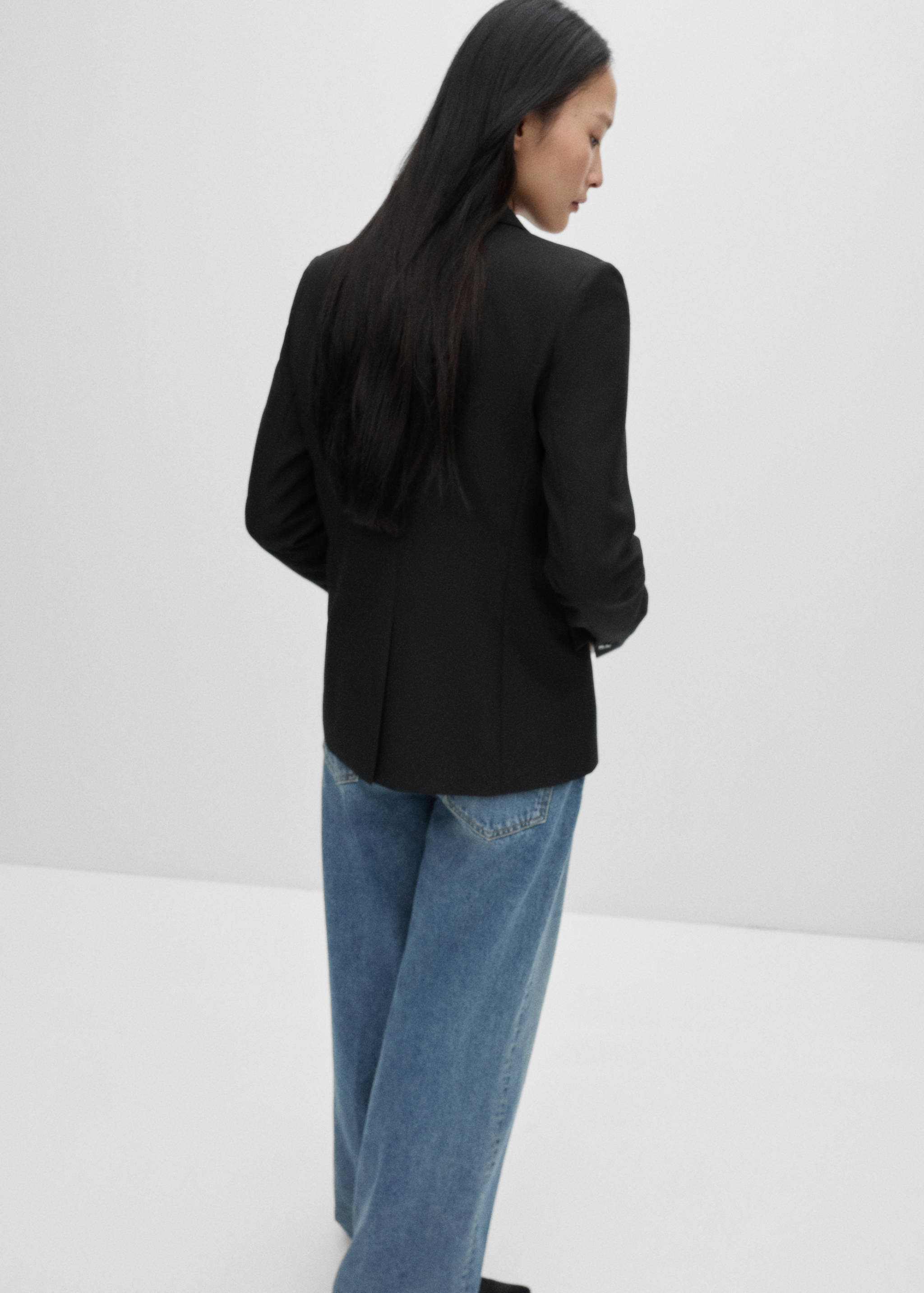 Wool suit blazer - Reverse of the article