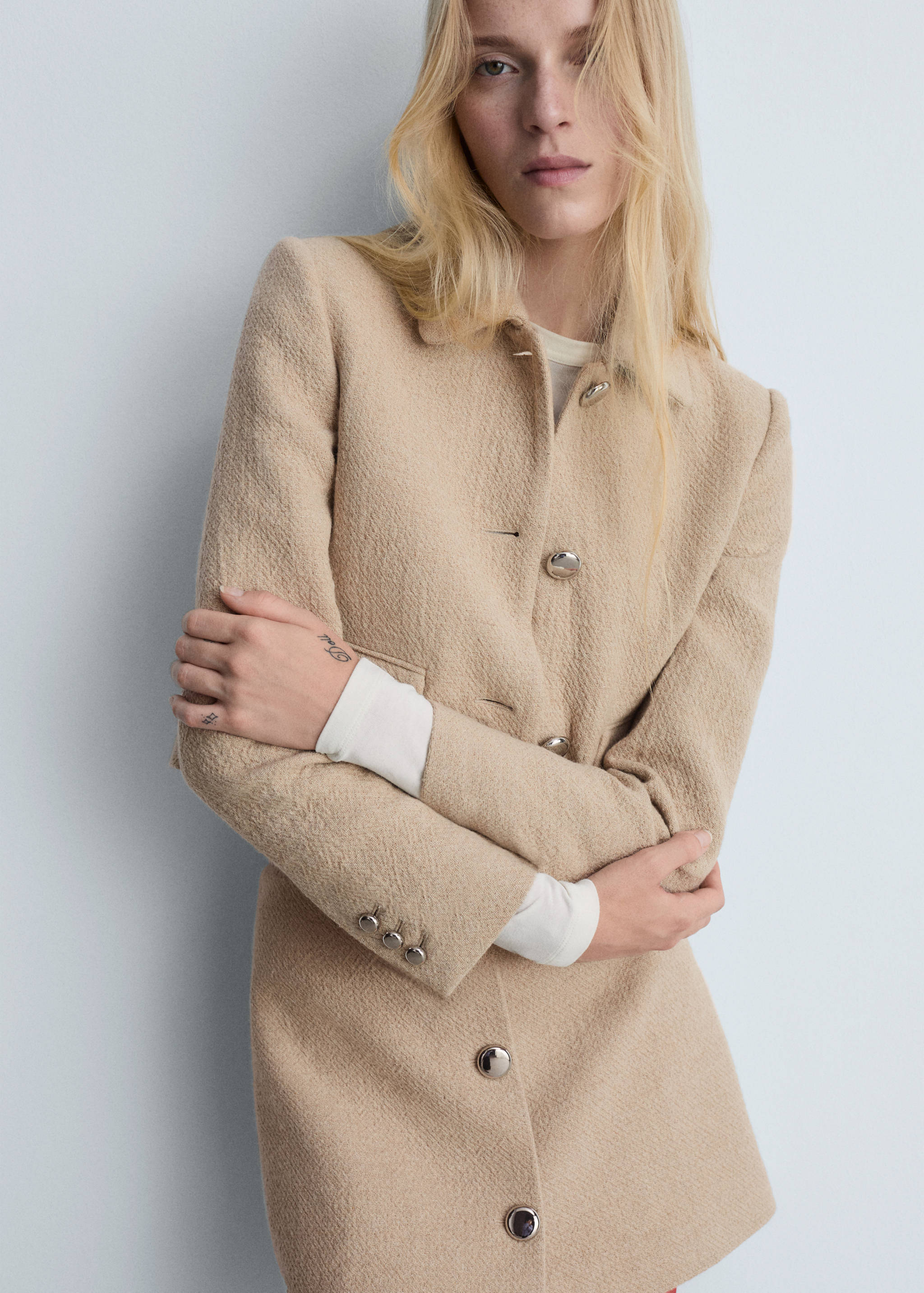 Button detail miniskirt - Details of the article 1