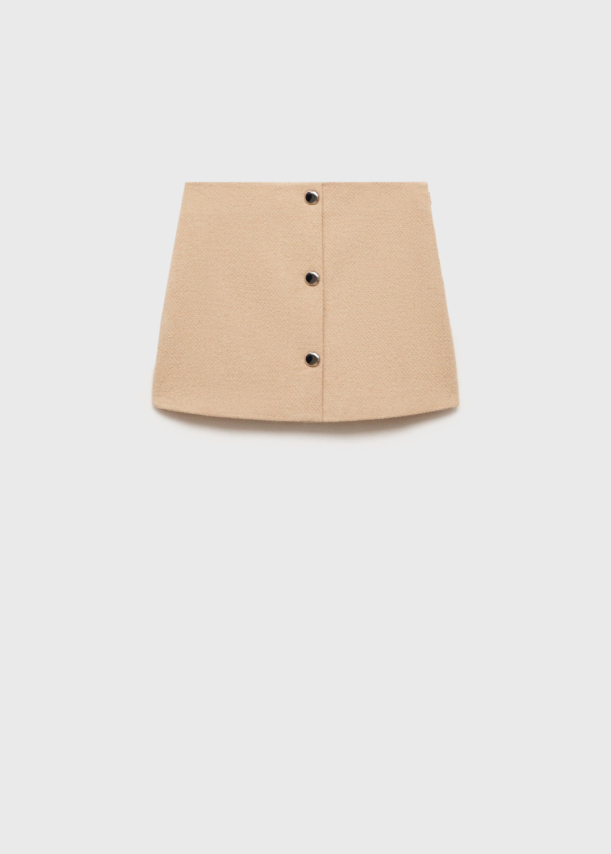 Button detail miniskirt - Article without model