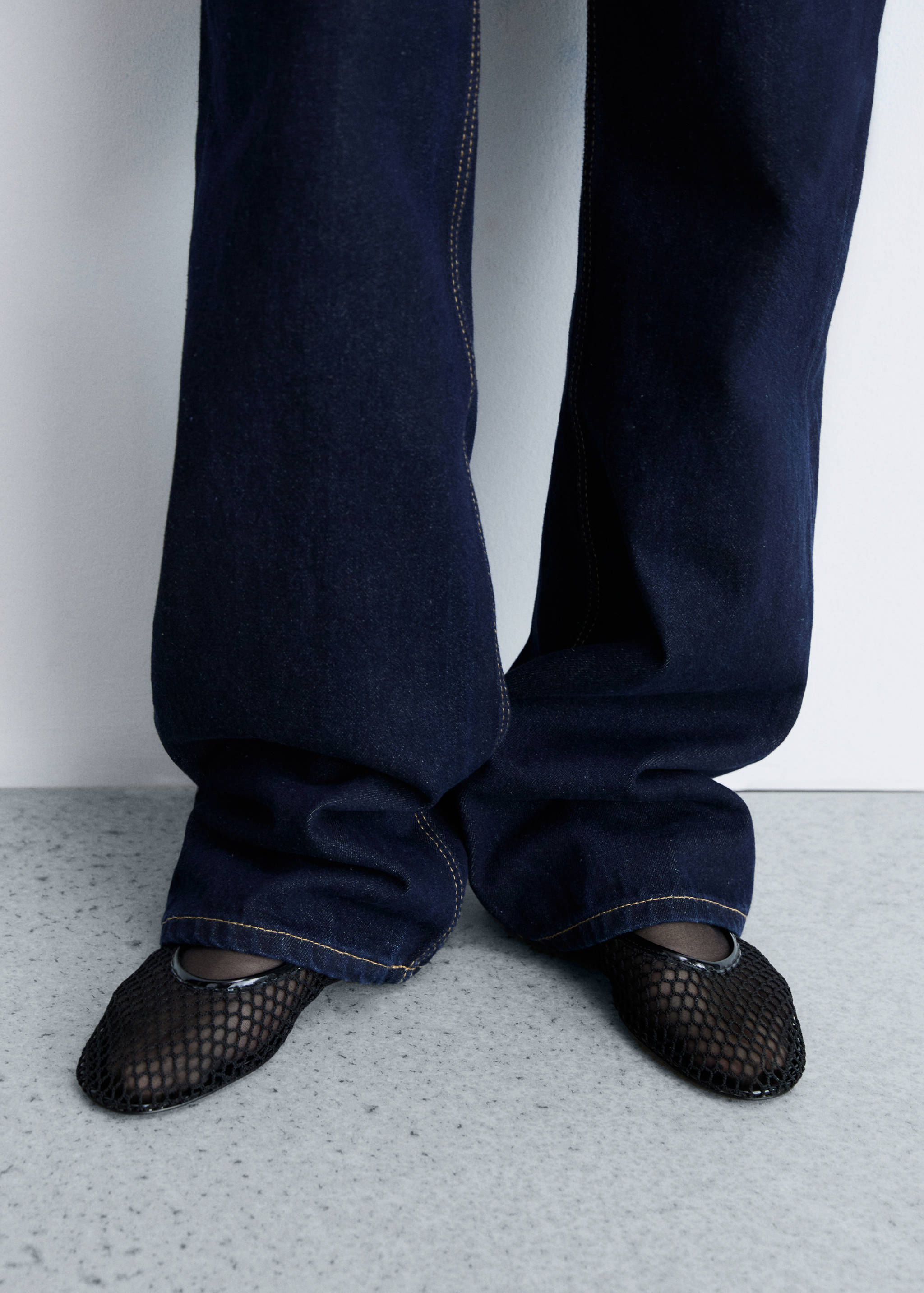 Mesh ballerina shoes - General plane