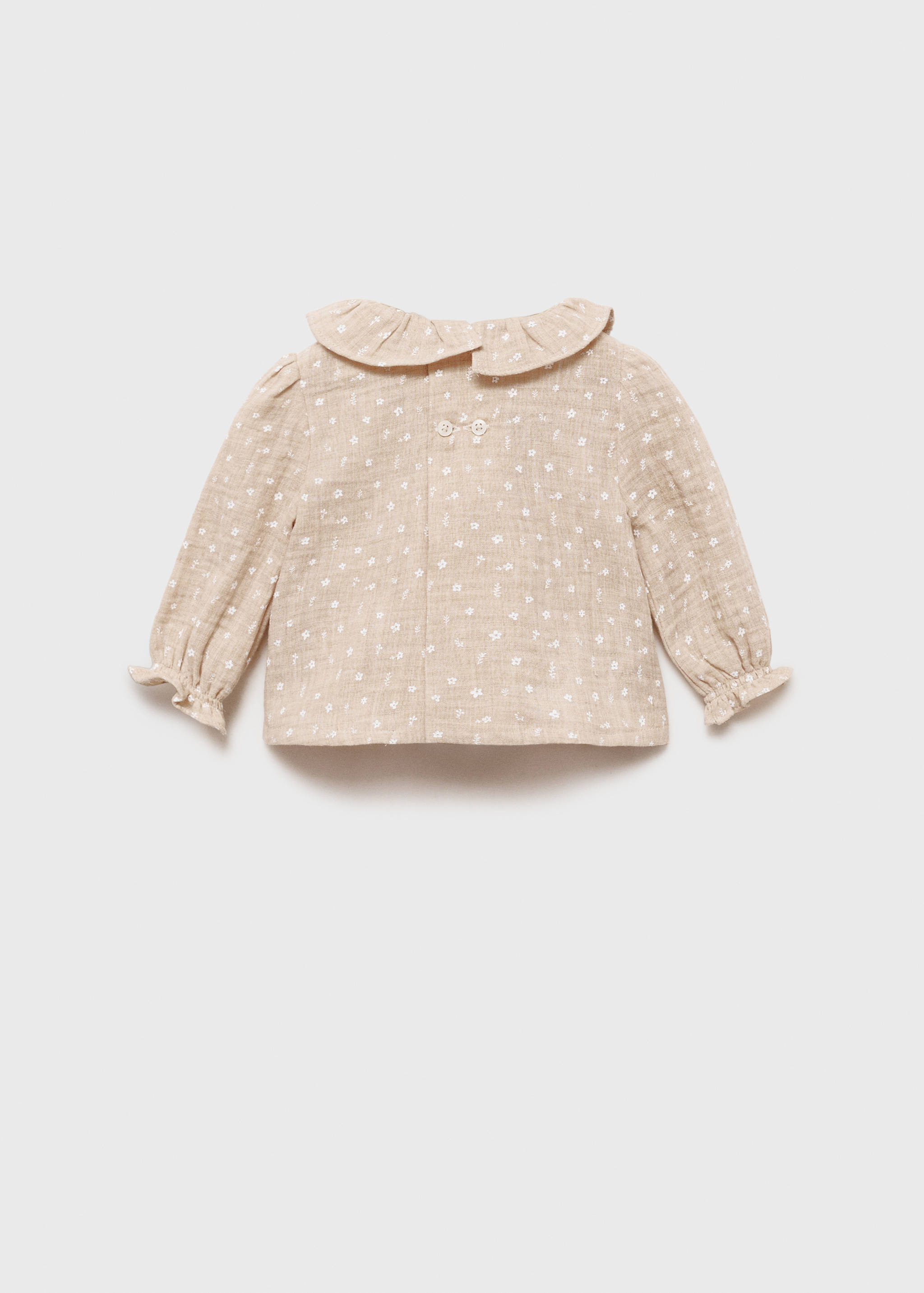 Floral print blouse - Reverse of the article