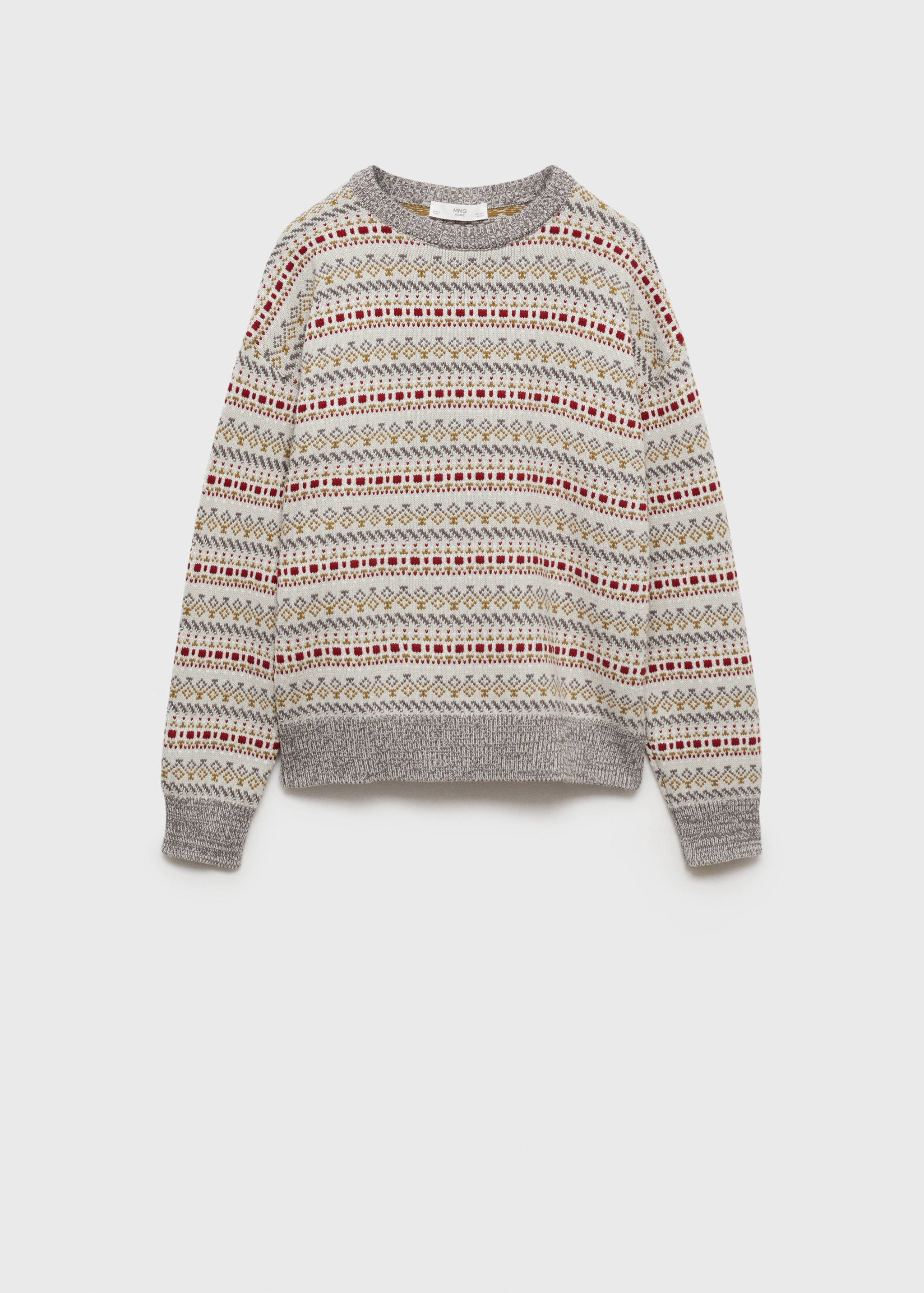 Pull-over maille géométrique - Article sans modèle