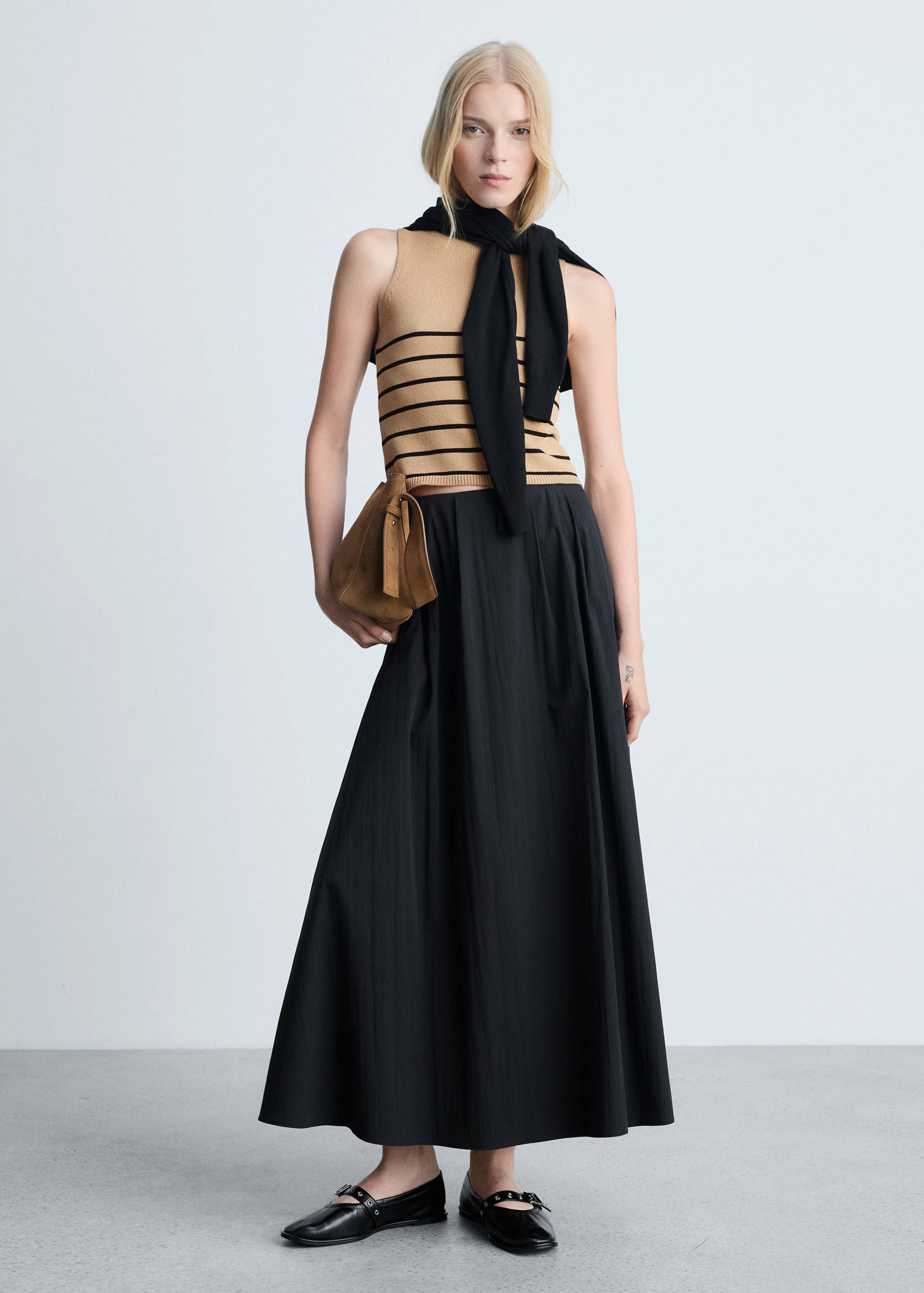 Striped knit top - General plane