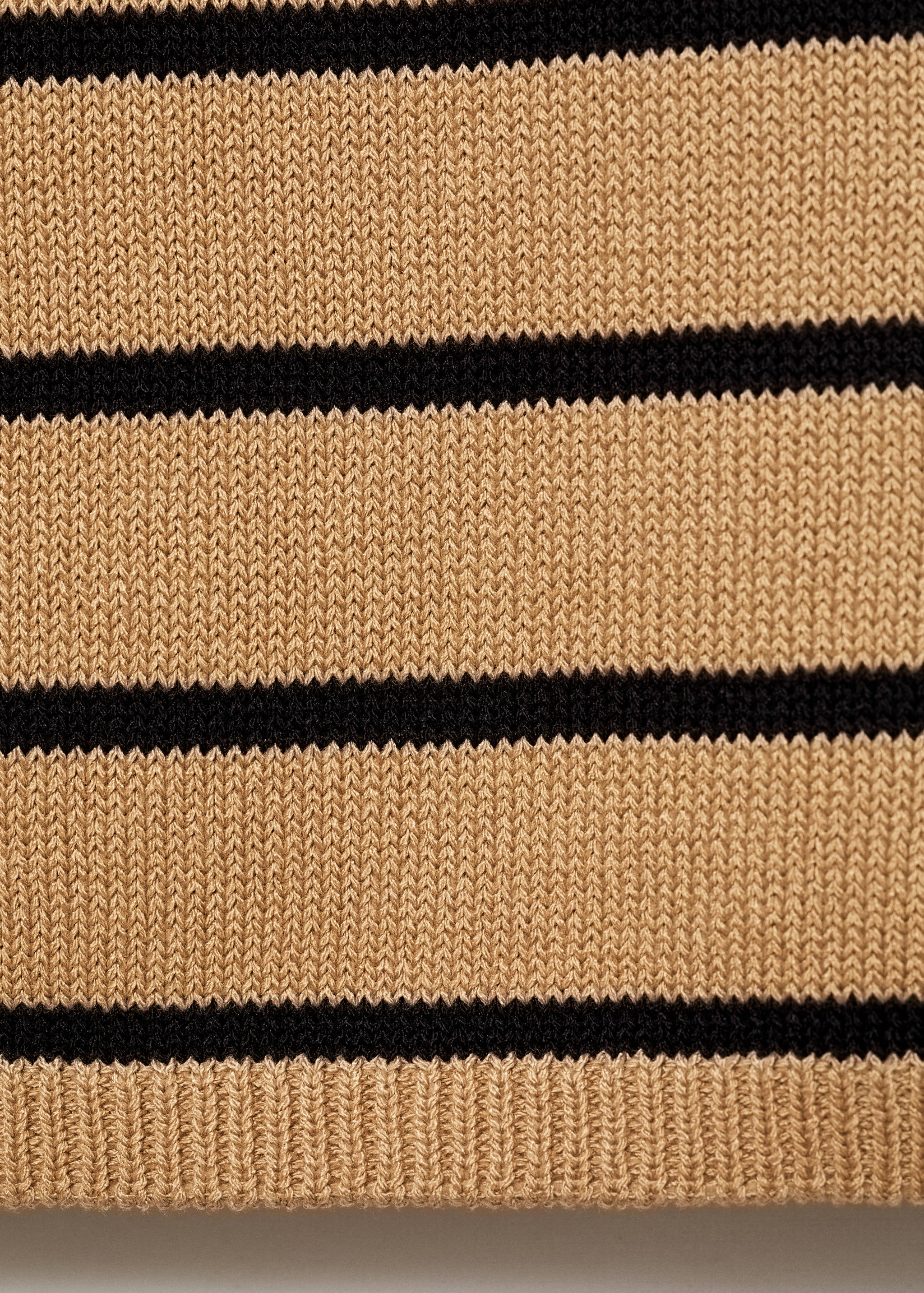 Striped knit top - Details of the article 0