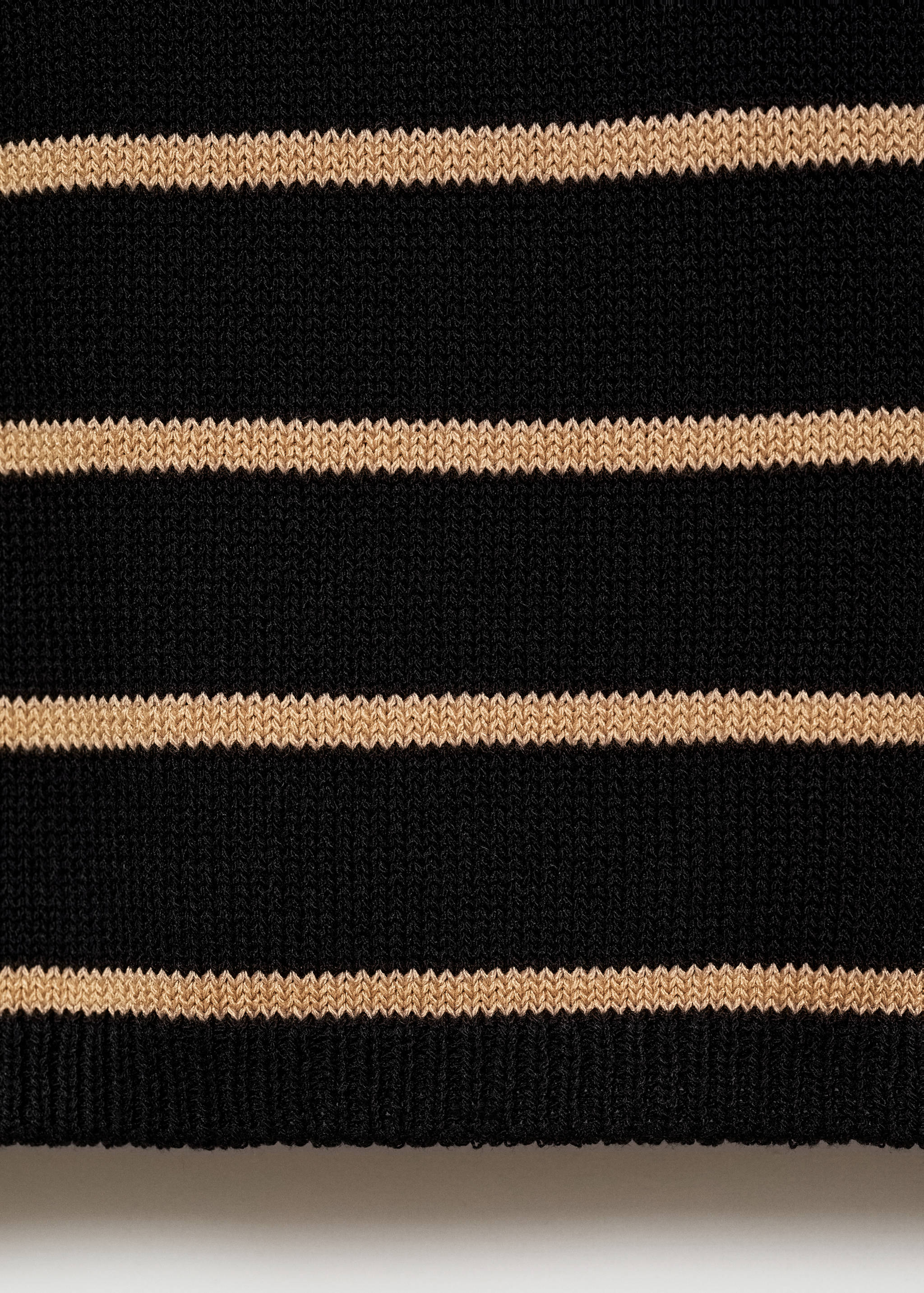 Striped knit top - Details of the article 0