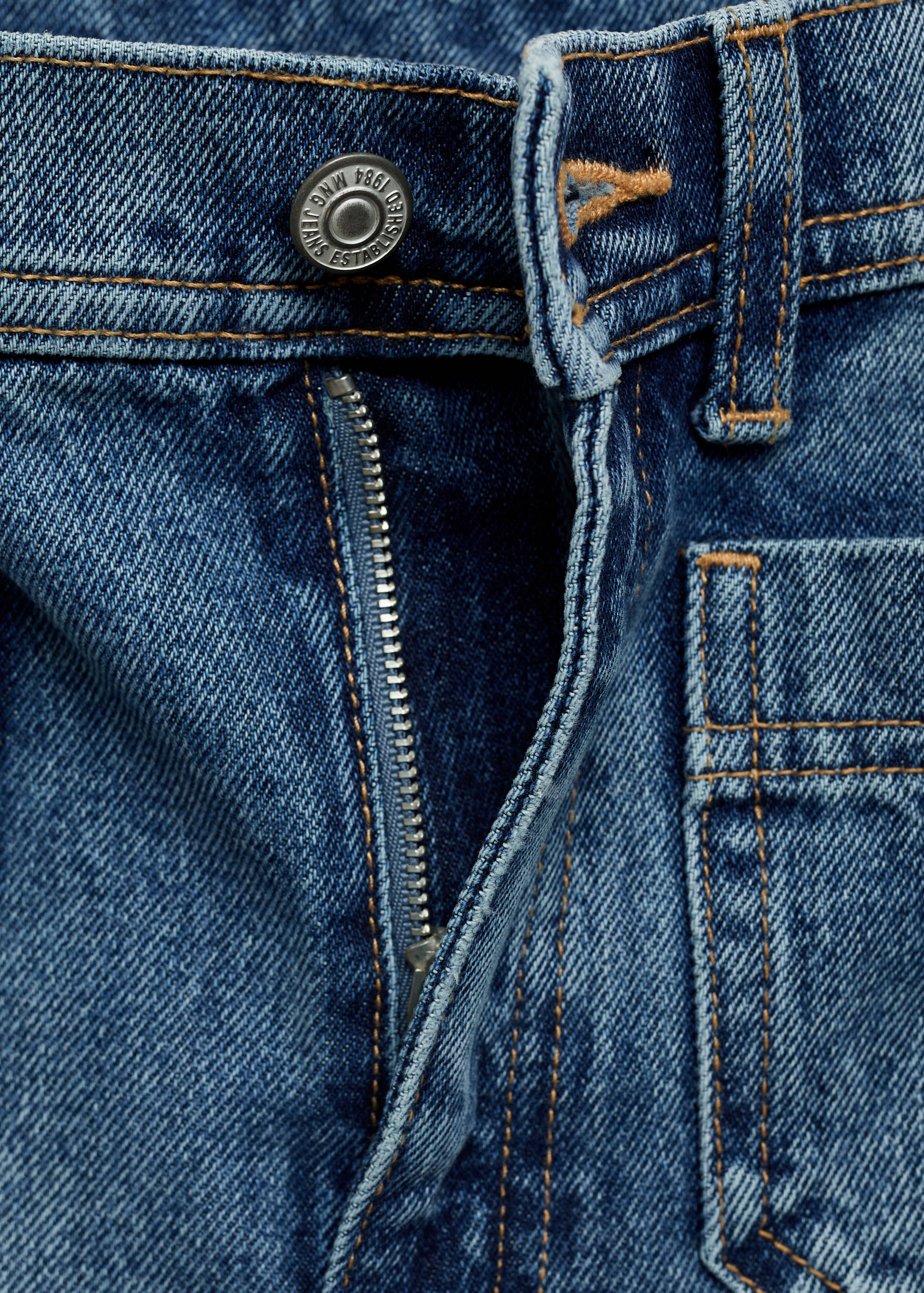 Джинсы wideleg с карманами - Деталь изделия 8