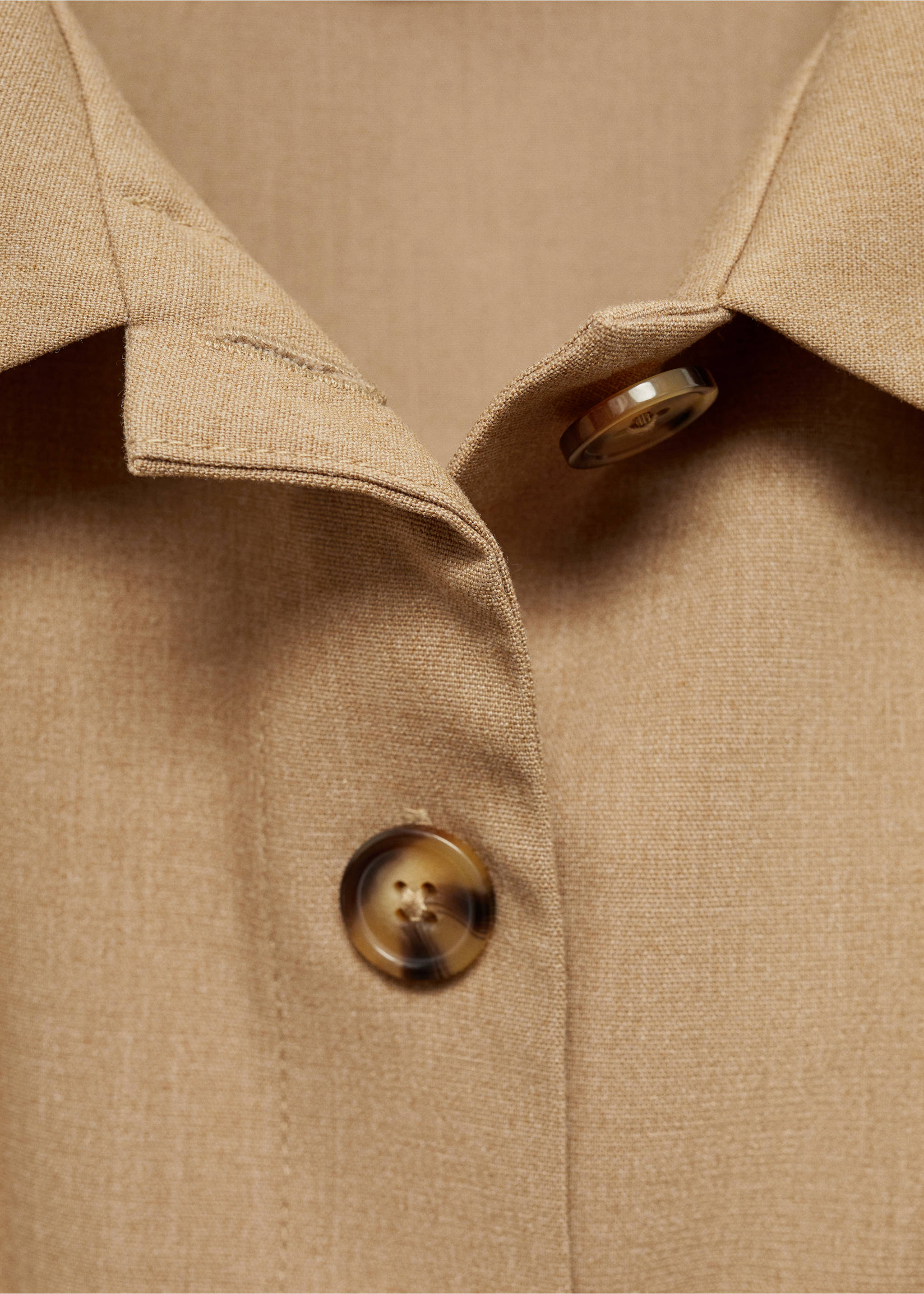 Suit waistcoat with bow - Details of the article 0, Beige. Ref: 77067648-00.