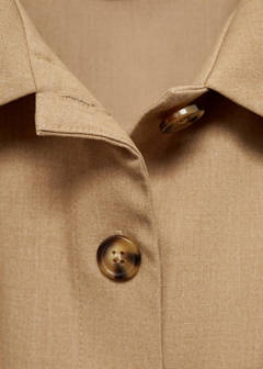 Suit waistcoat with bow — Beige 8
