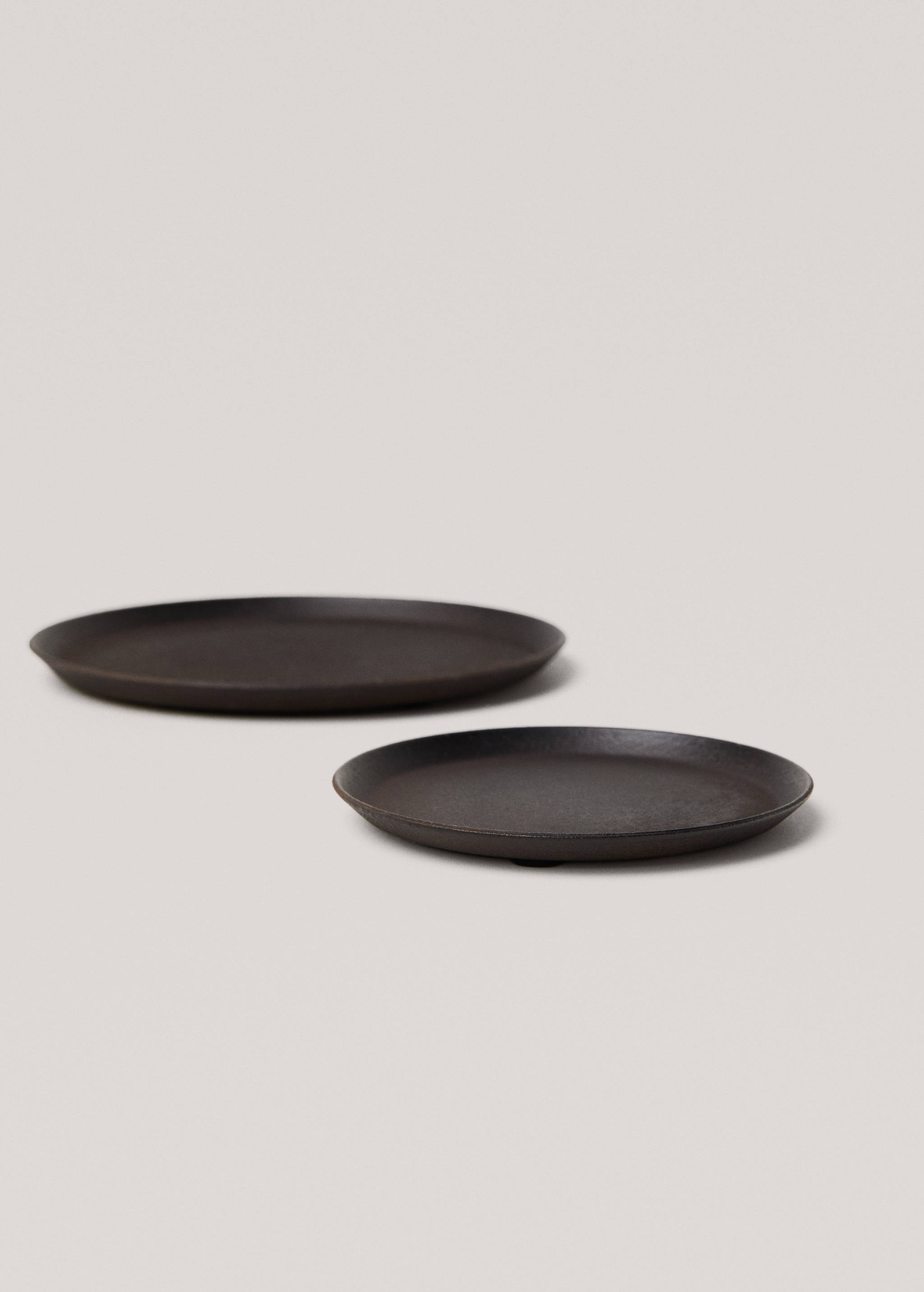 100% iron decorative tray  15.5x1cm - Details of the article 3