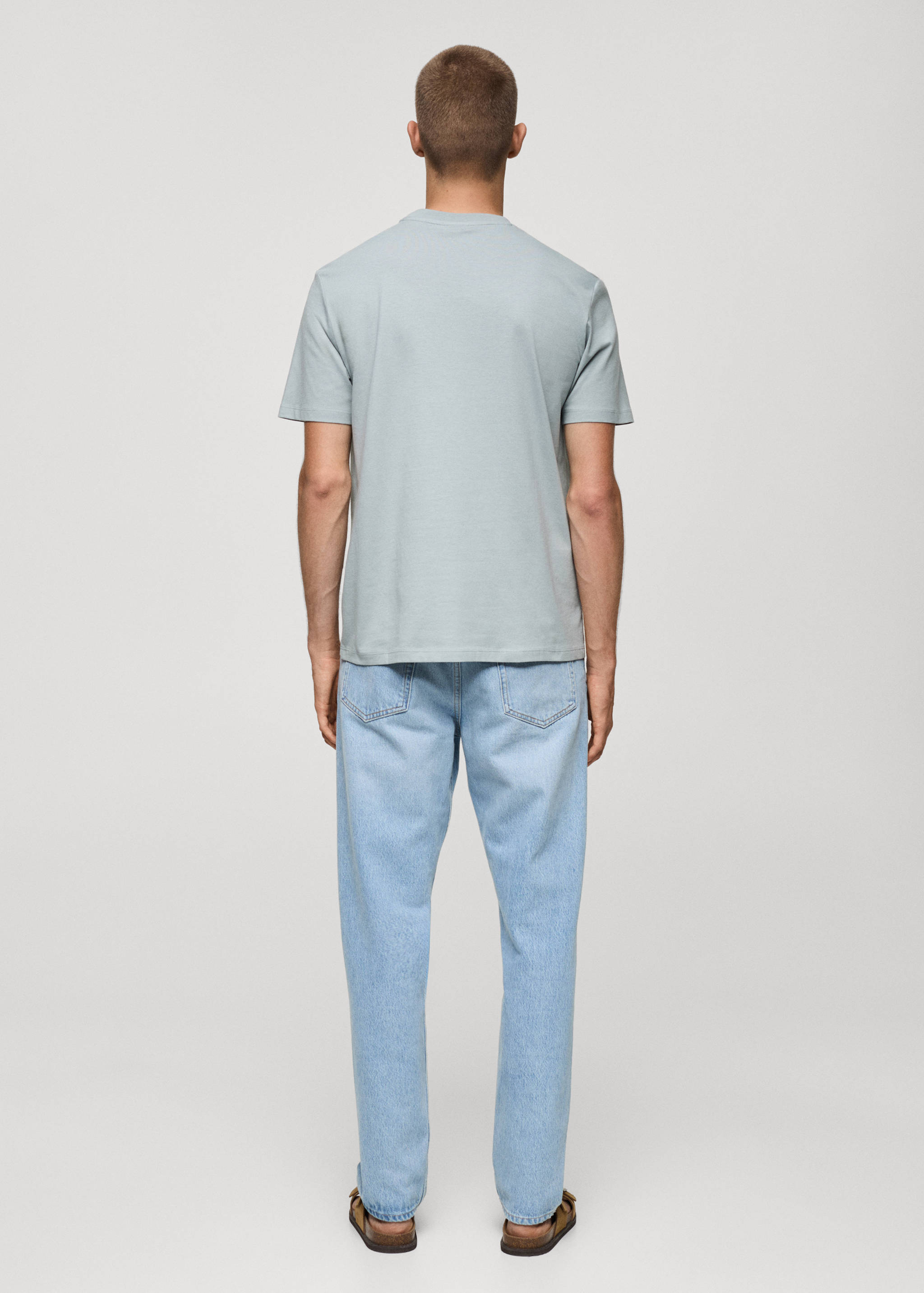 100% cotton printed t-shirt - Reverse of the article