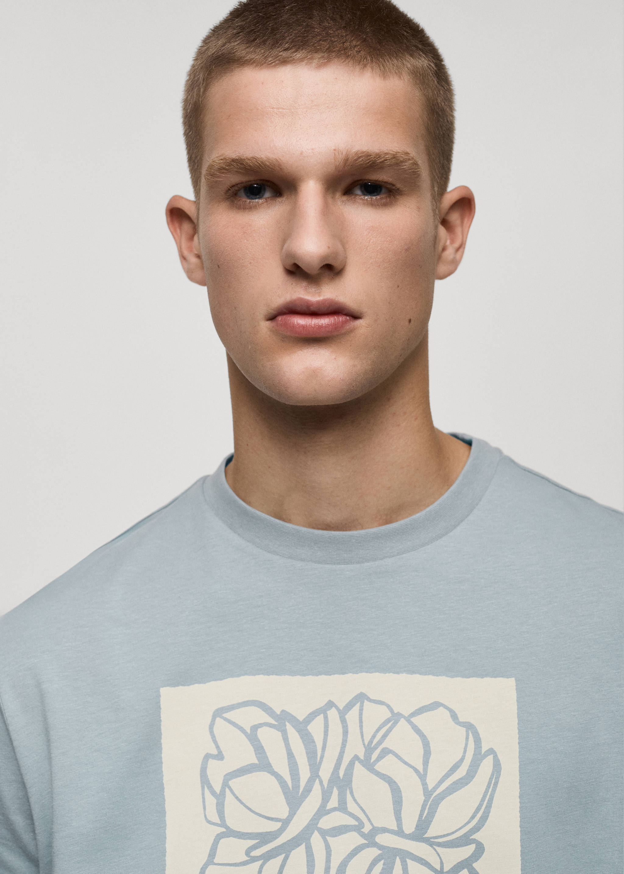 100% cotton printed t-shirt - Details of the article 1