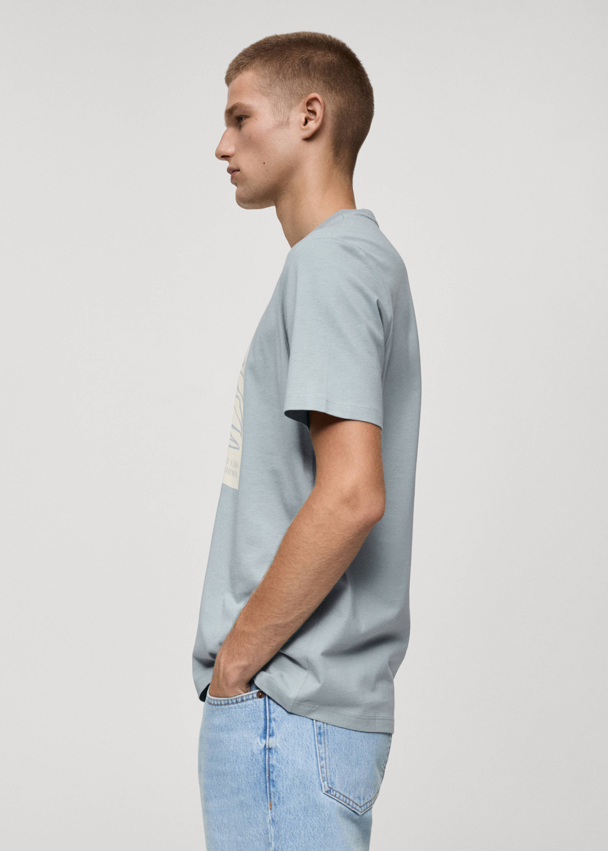 100% cotton printed t-shirt - Details of the article 2