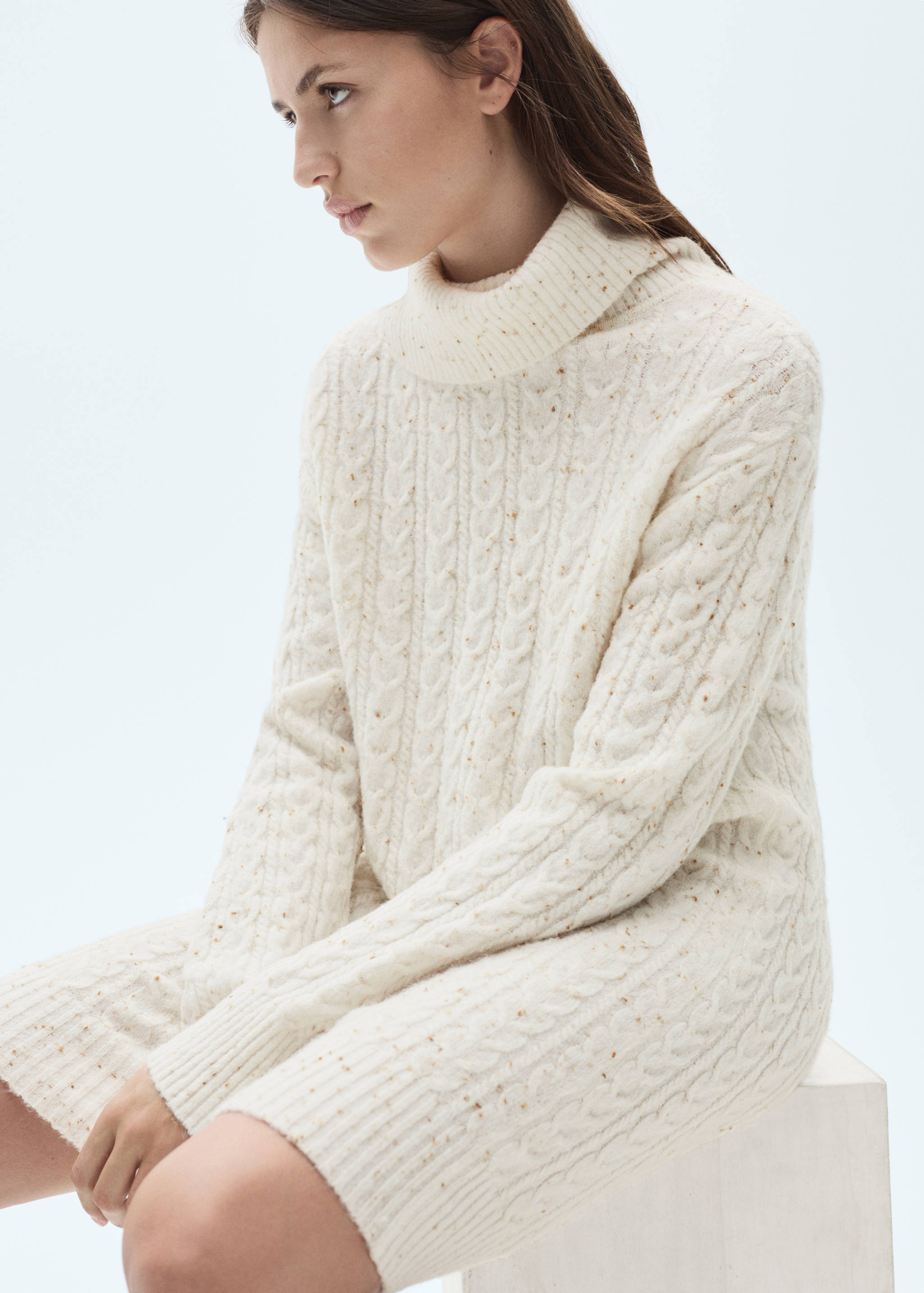 Robe maille col roulé - Détail de l'article 2