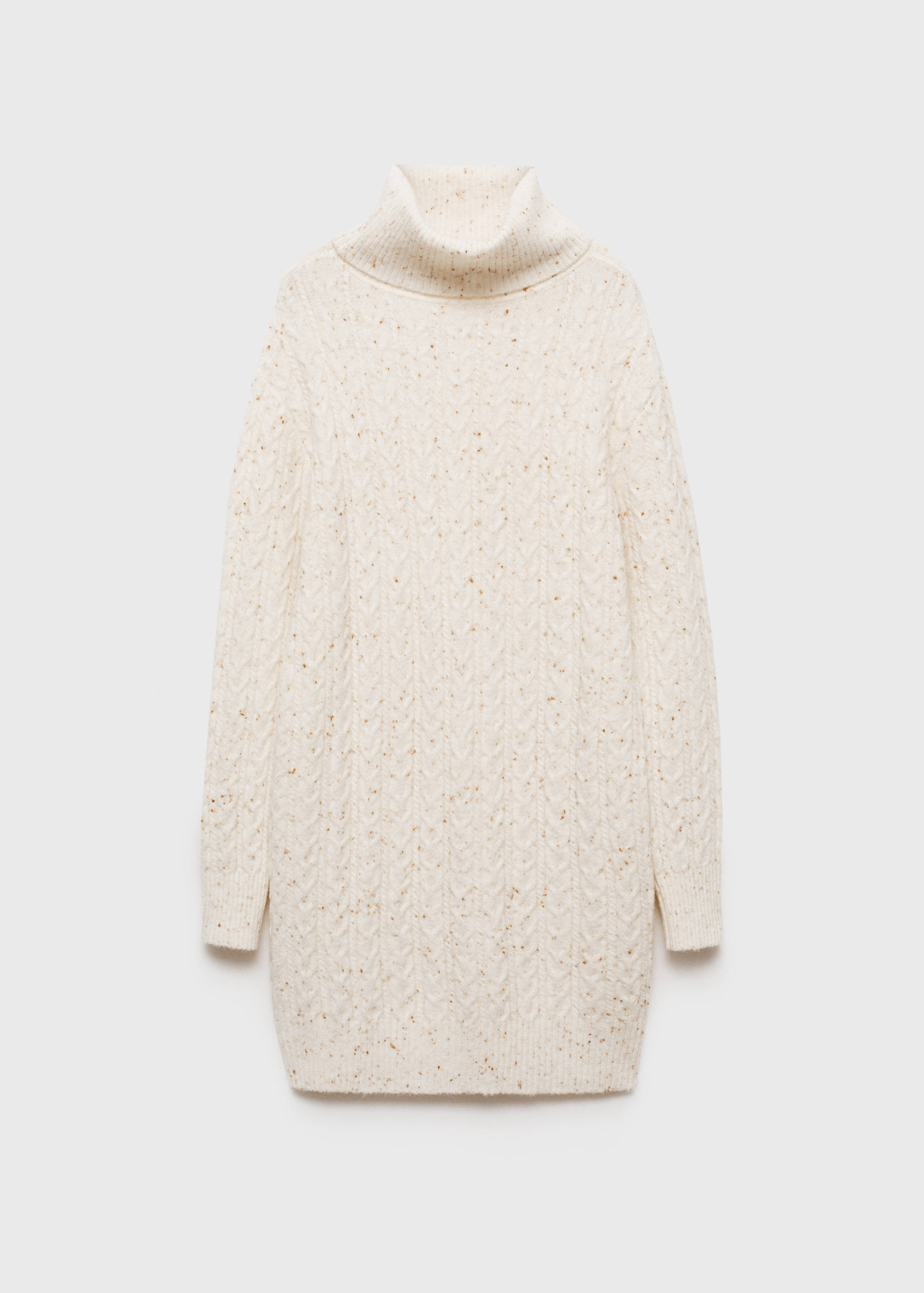 Turtle neck knit dress - Article without model