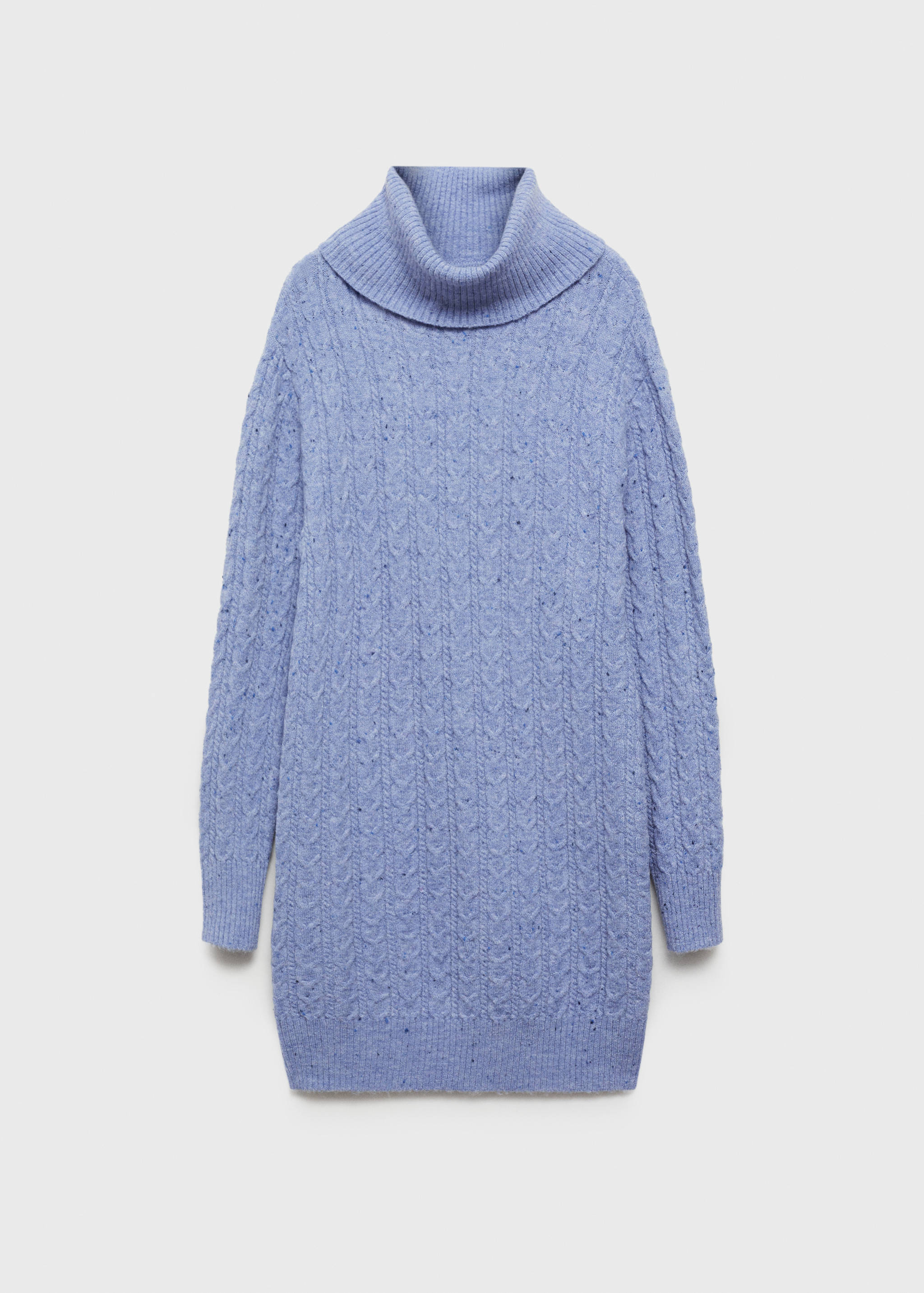 Turtle neck knit dress - Article without model