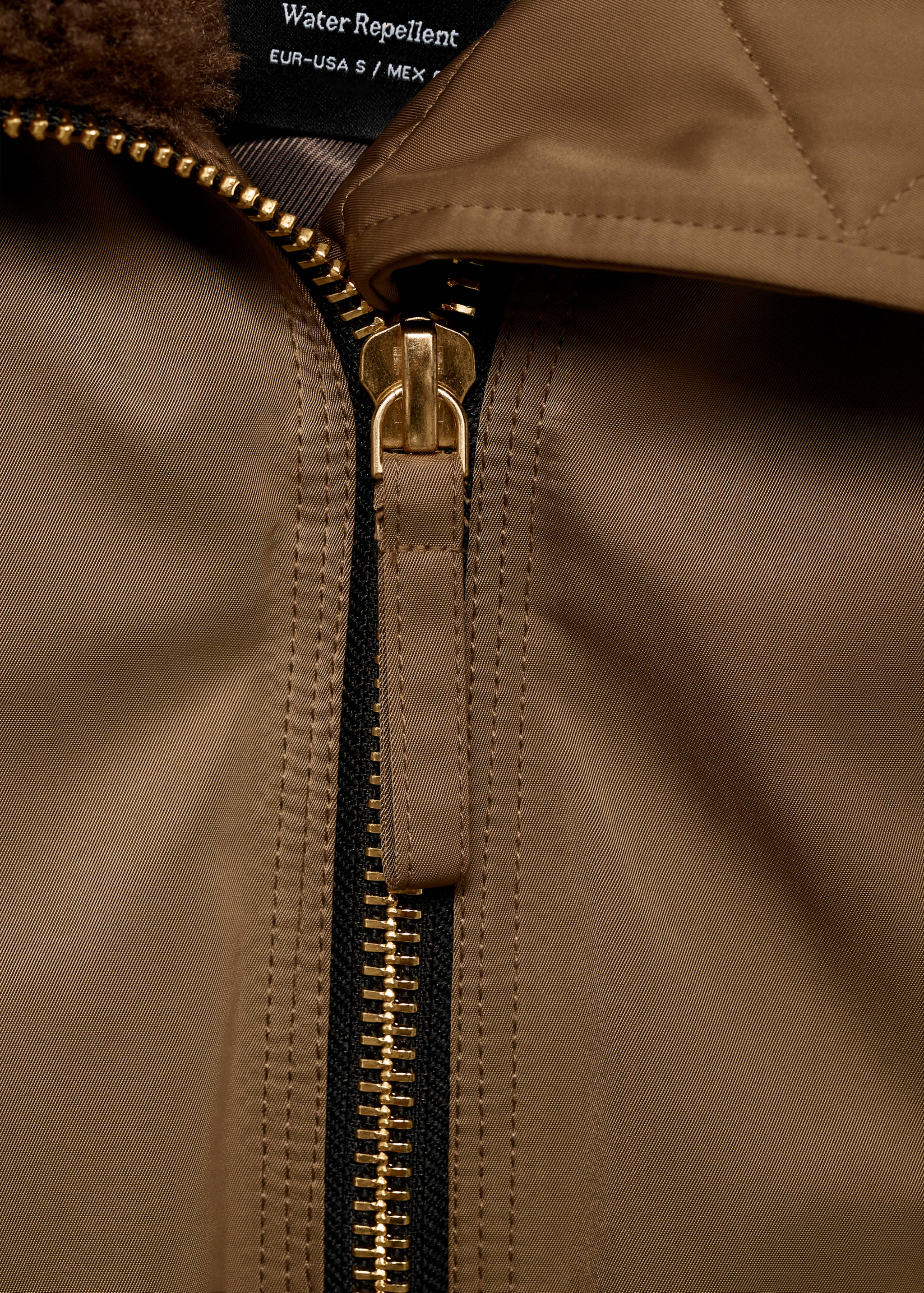 Veste bomber intérieur imitation mouton retourné - Détail de l'article 8