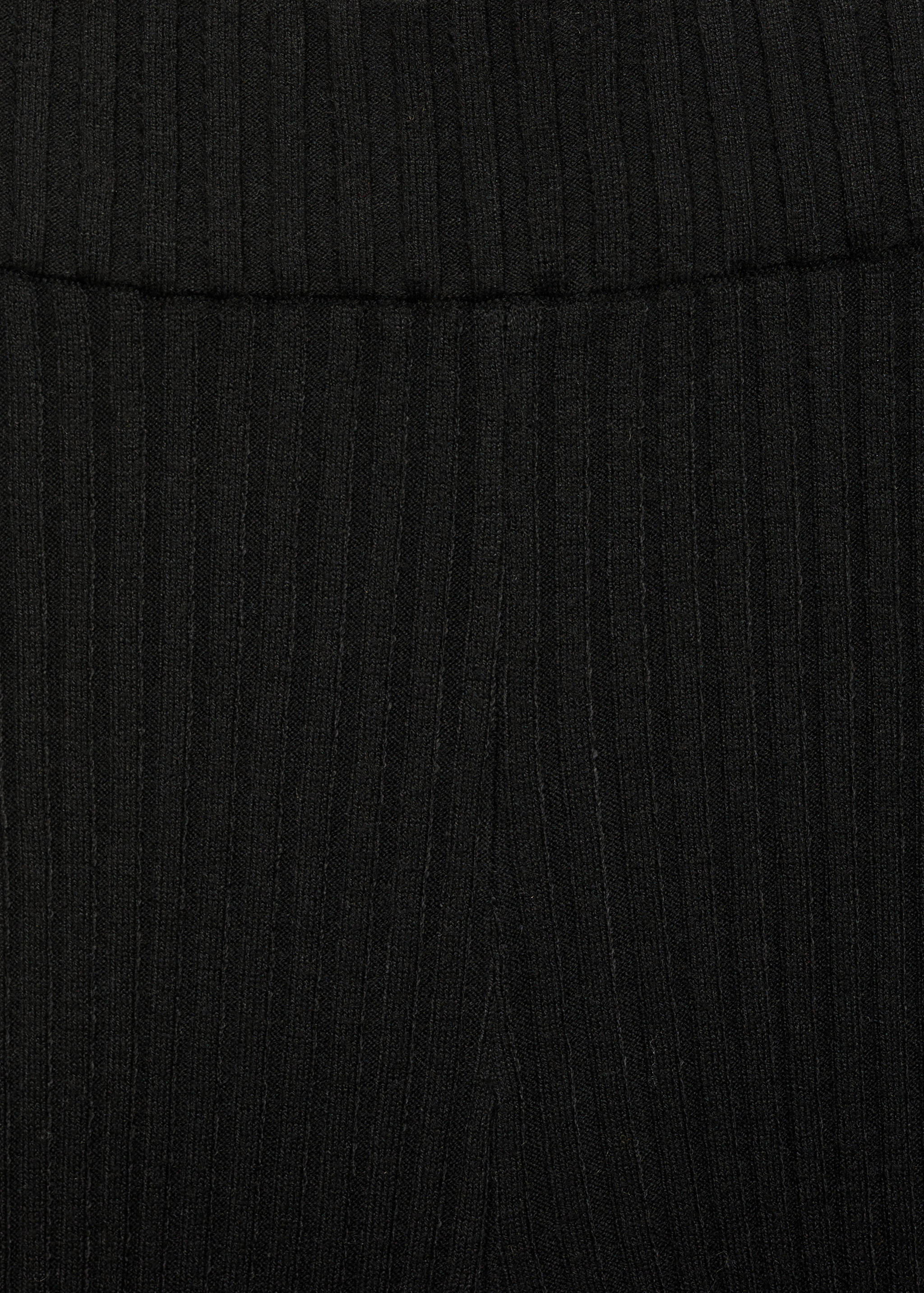 Pantalon évasé maille côtelée - Détail de l'article 8