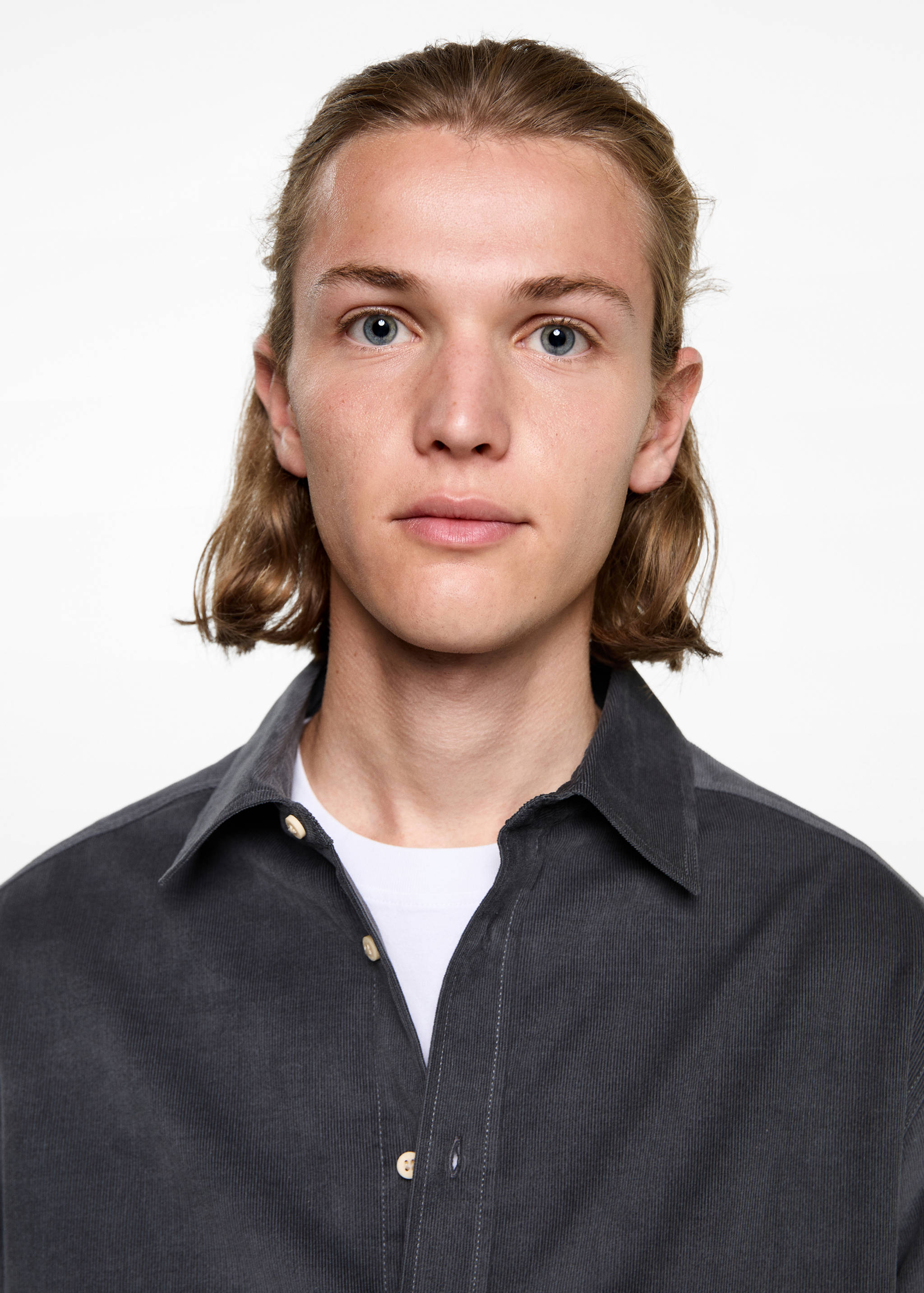 Chemise velours côtelé regular fit - Détail de l'article 1