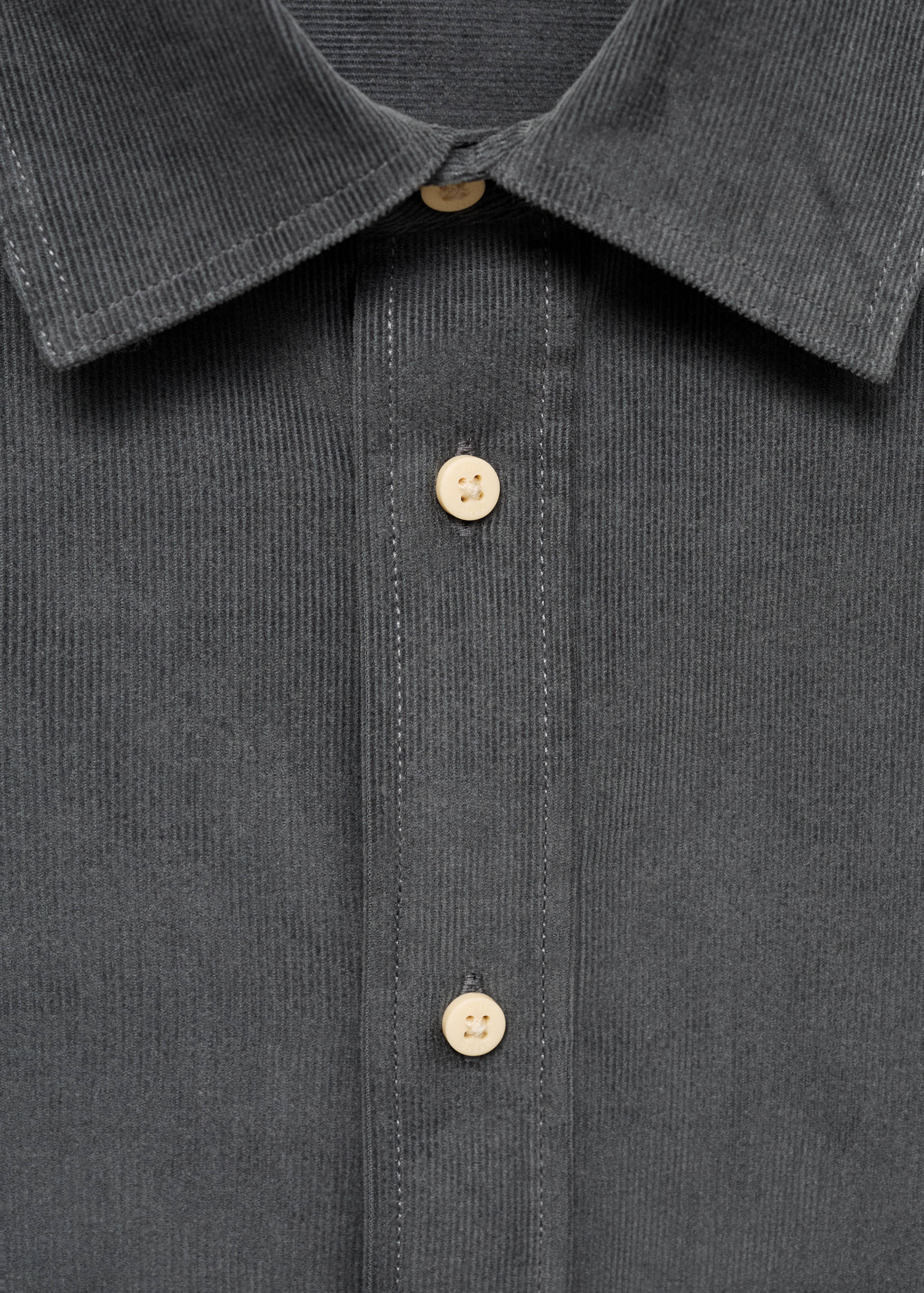 Chemise velours côtelé regular fit - Détail de l'article 8