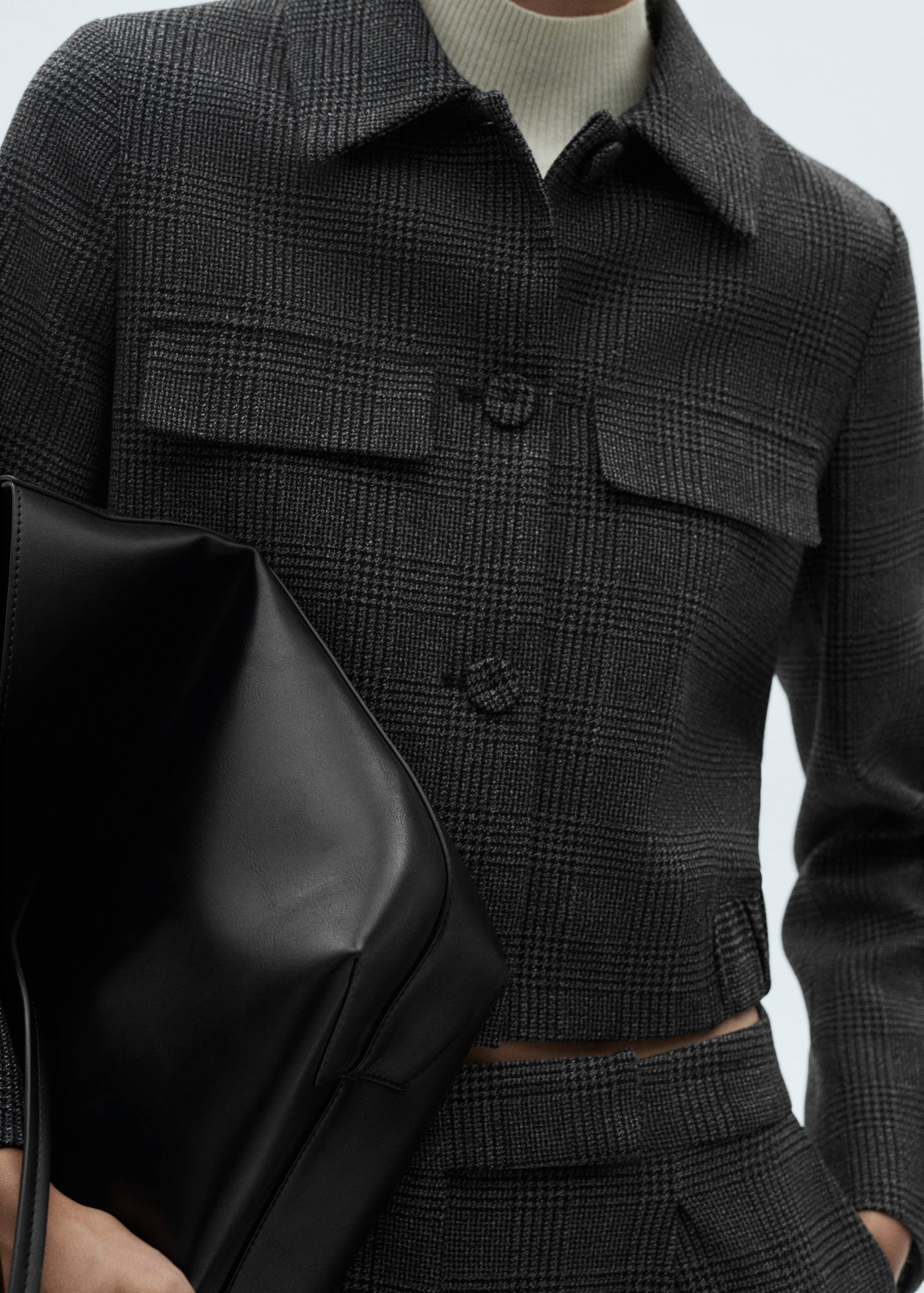 Tweed jacket with buttons - Details of the article 6