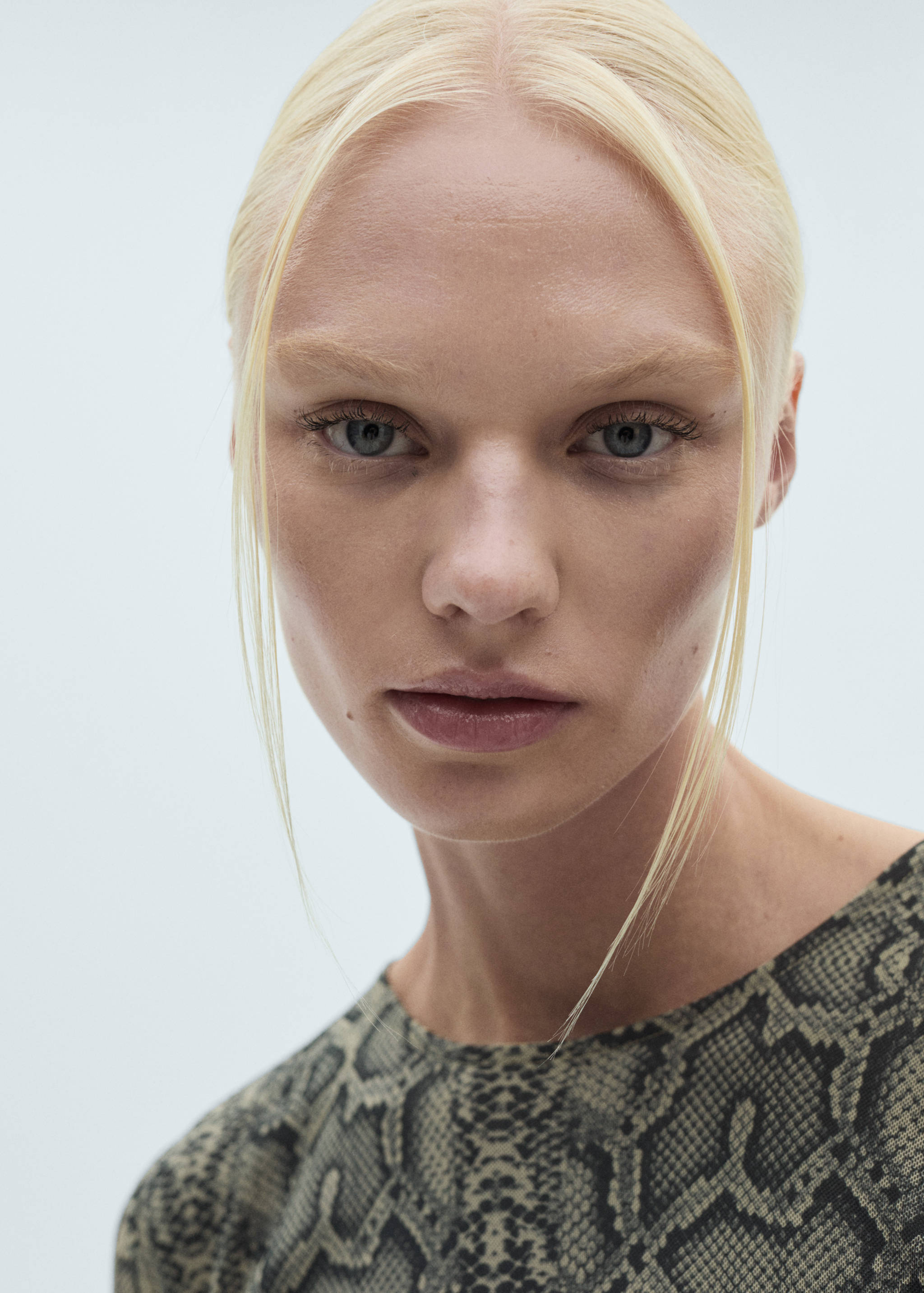 Robe en maille filet imprimé animal - Détail de l'article 1