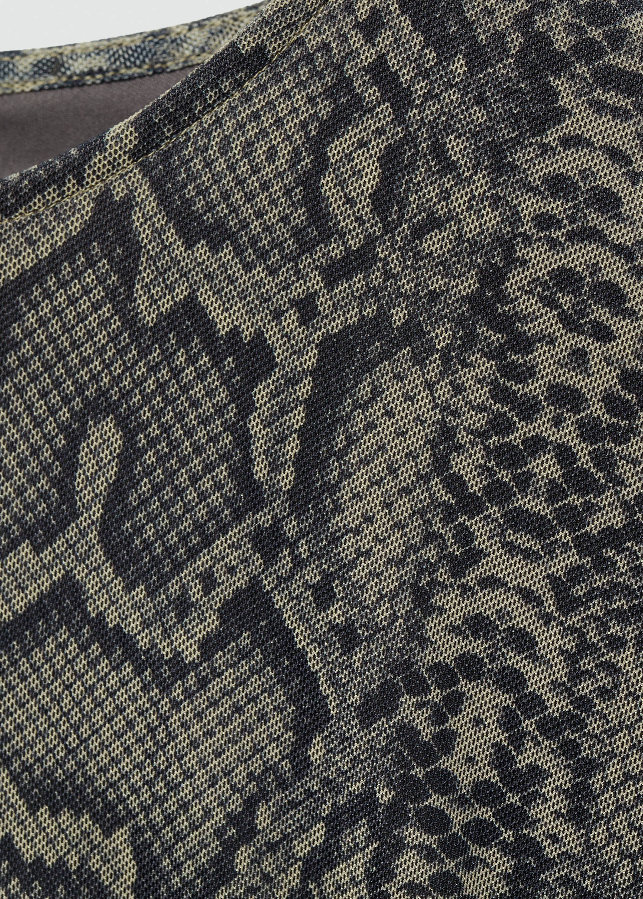 Robe en maille filet imprimé animal - Détail de l'article 8