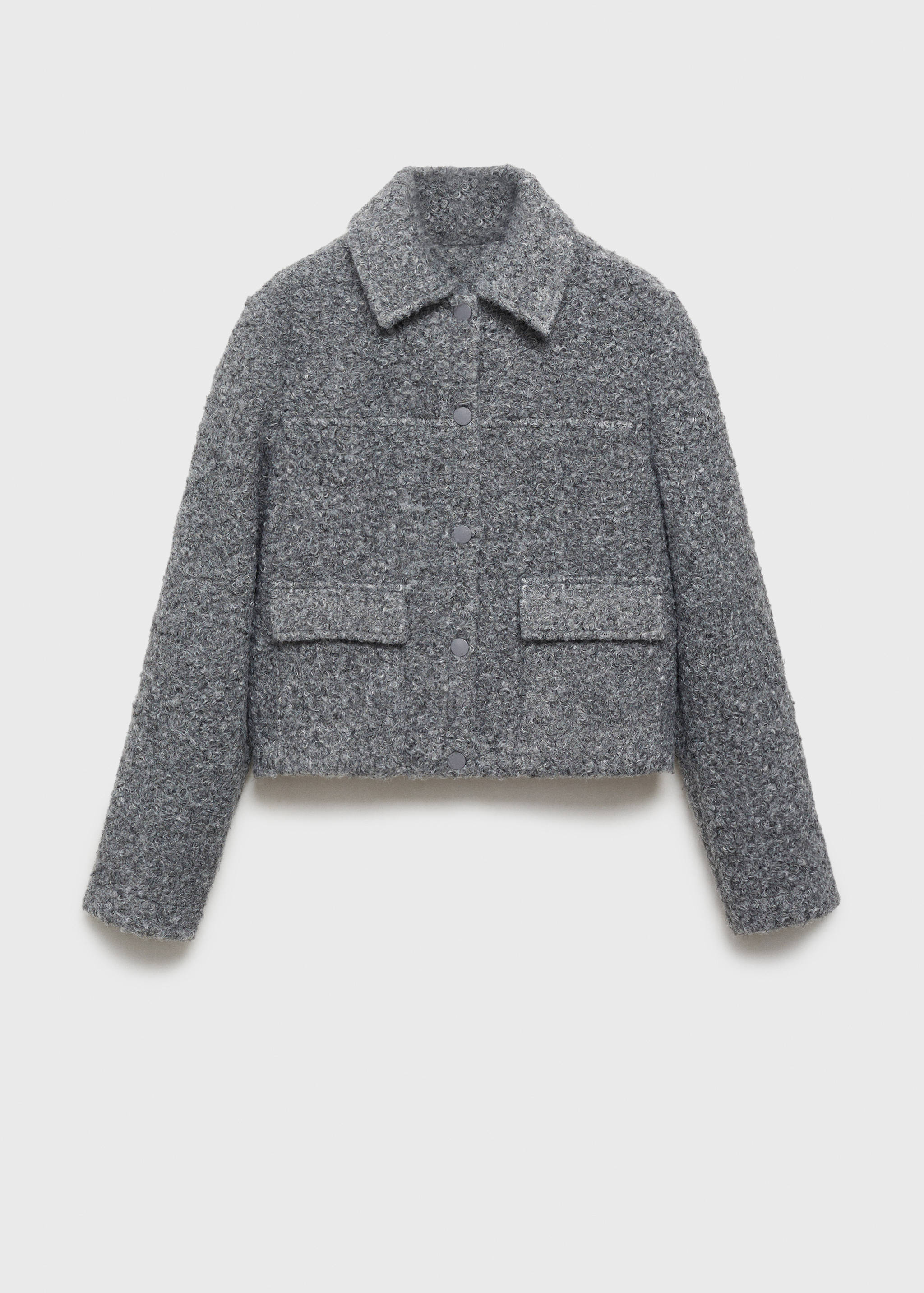 Bouclé jacket with pockets - Article without model