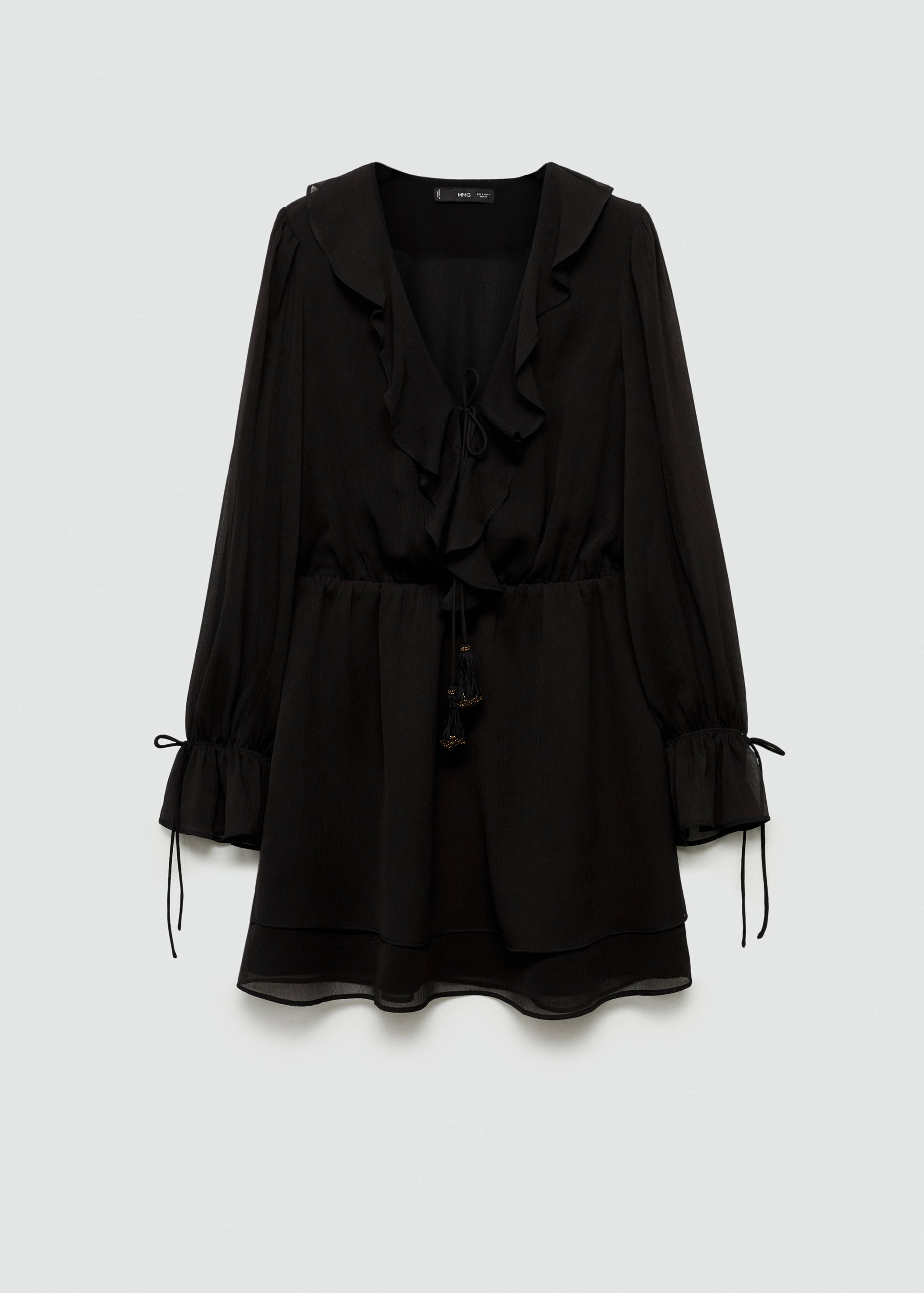 Short ruffled dress - Article without model