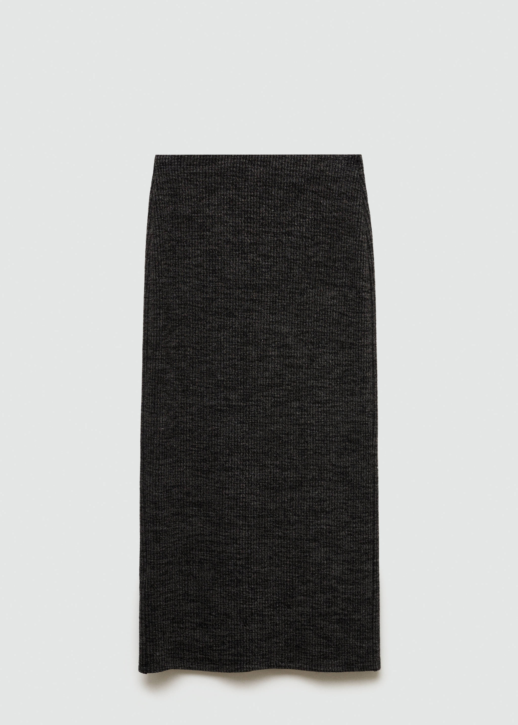 Slit knitted skirt - Article without model