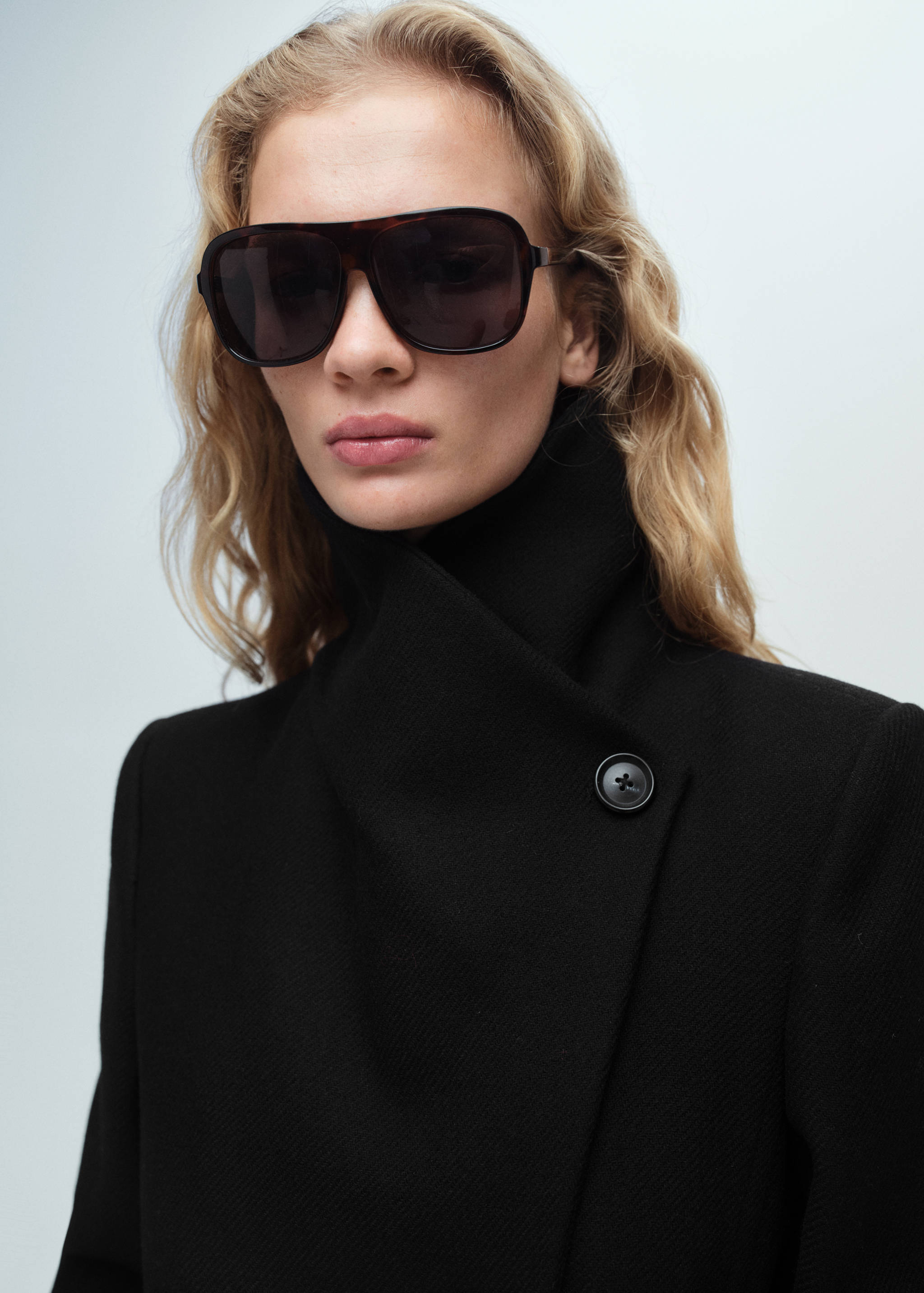 Manteau laine ceinture - Détail de l'article 1